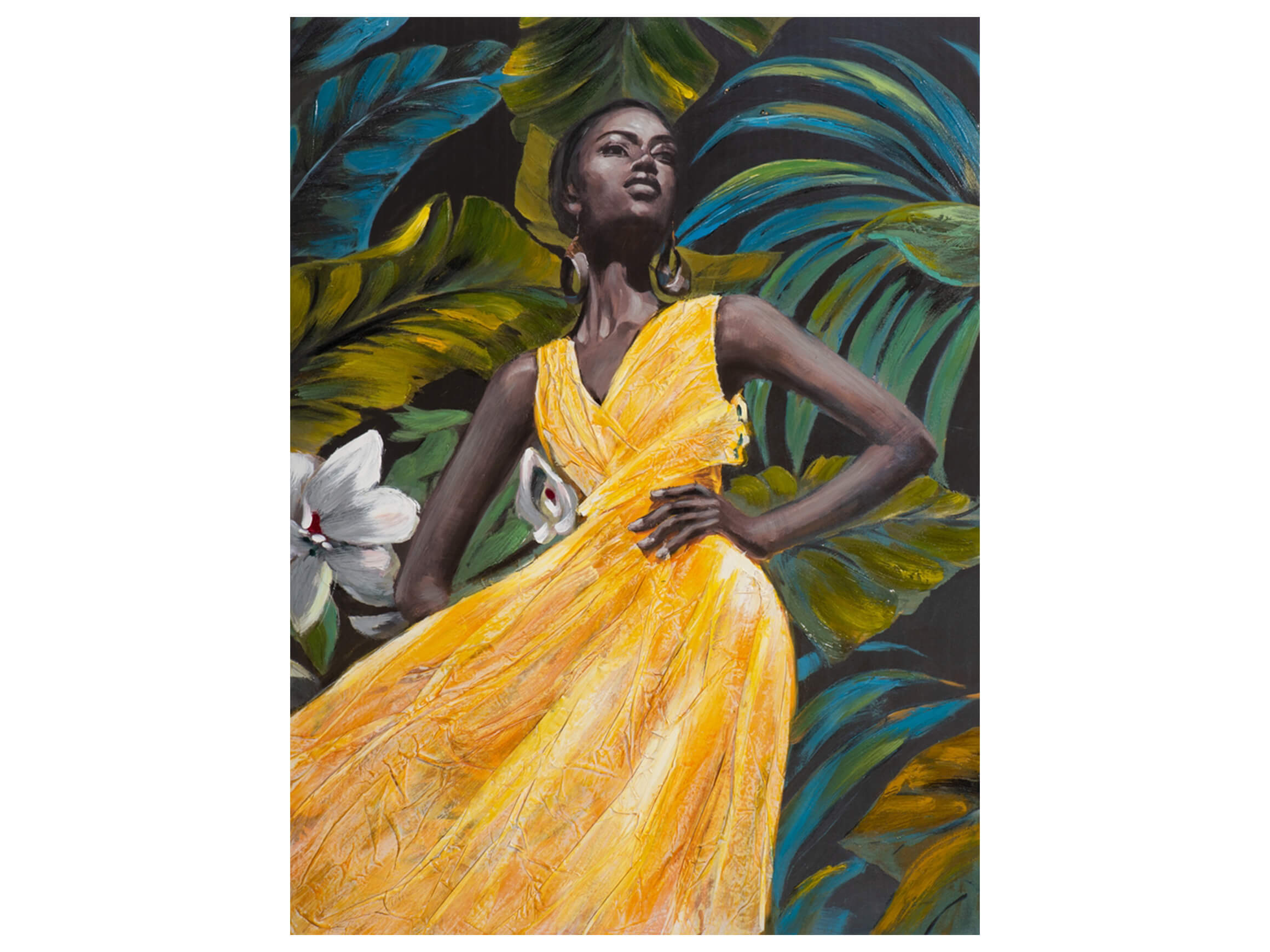 Bild Schönheit in Gelbem Kleid image LAND