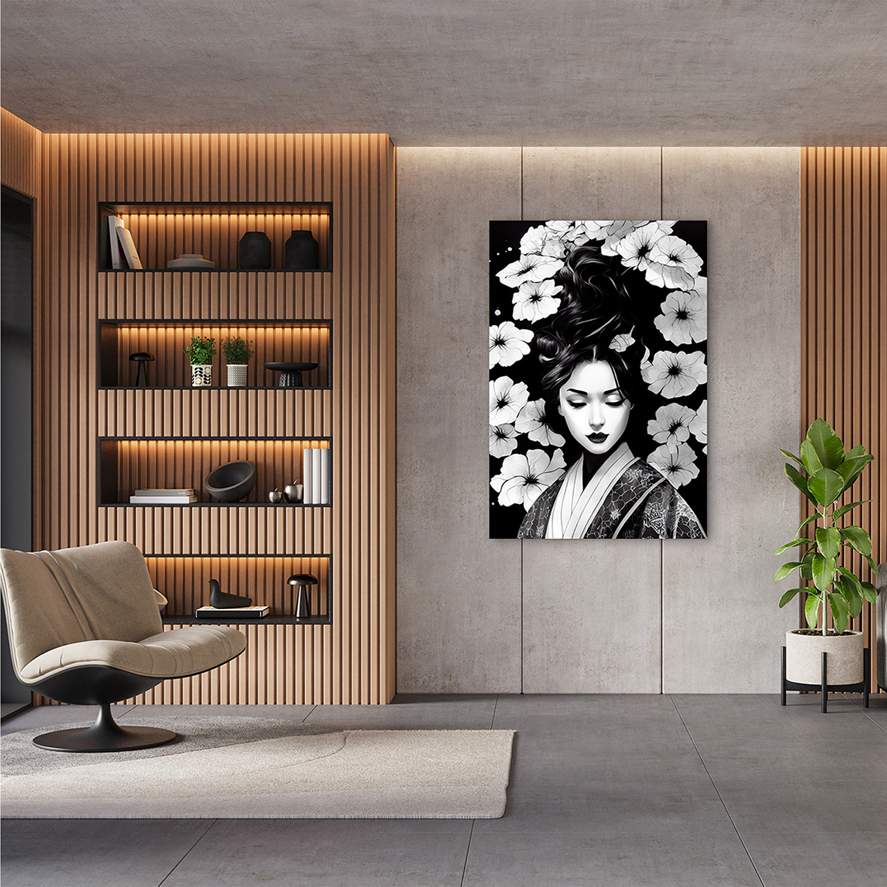 Canvas-Asia Lotus-image LAND
