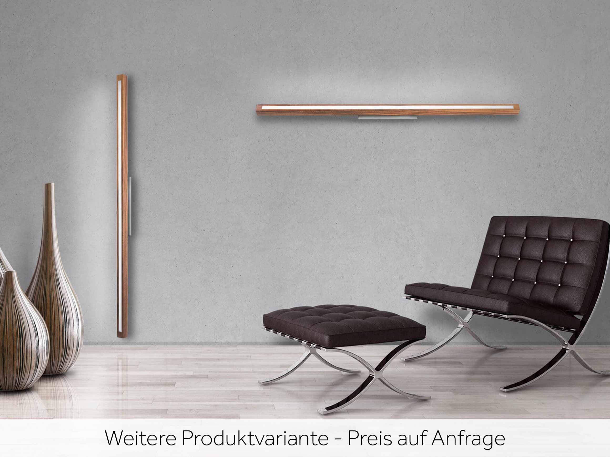 Stückholz Palü 2 Nussbaum b: 156cm Nicht Dimmbar