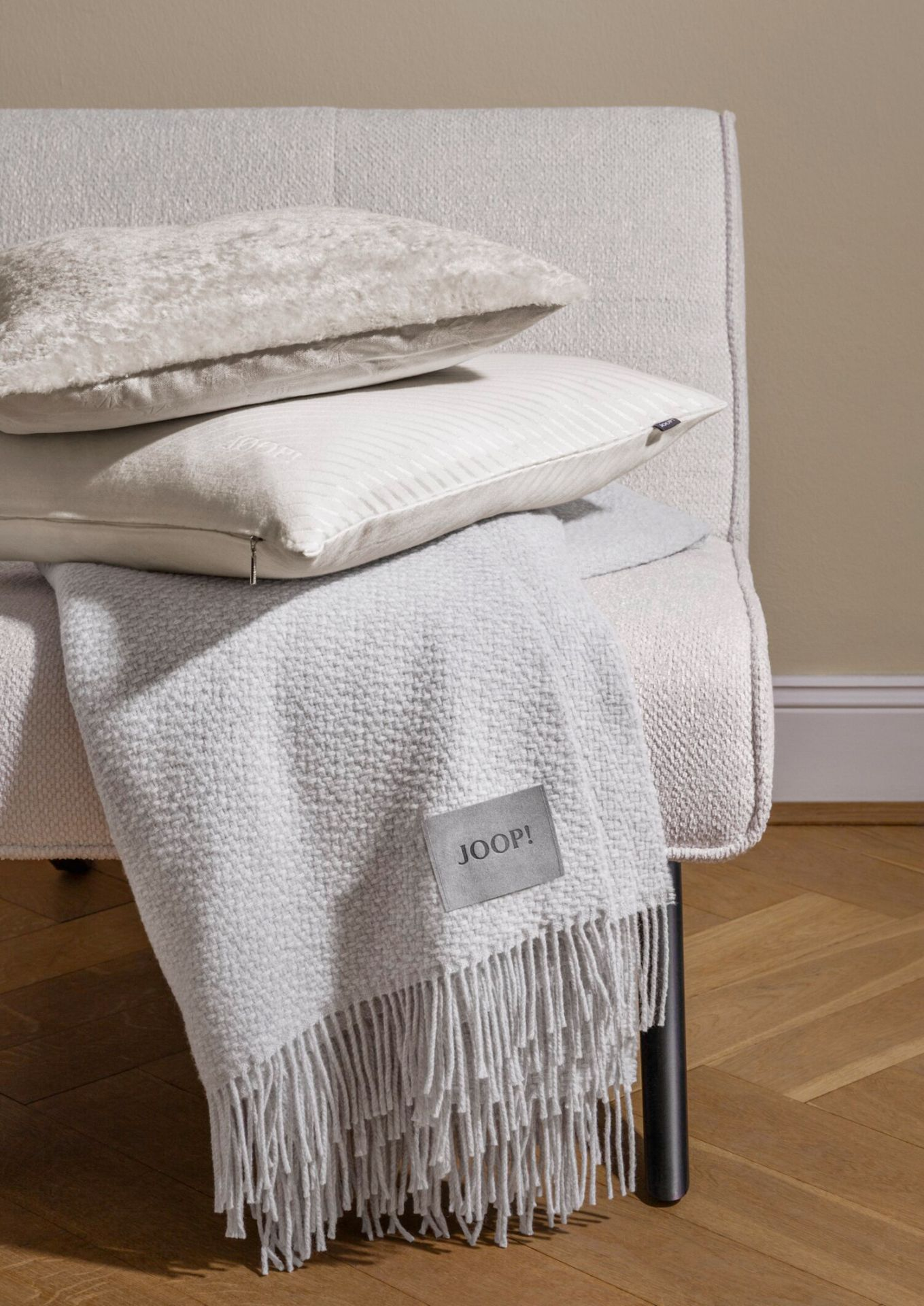 Plaid Fine-Woven,silber Biederlack / Farbe: Silber