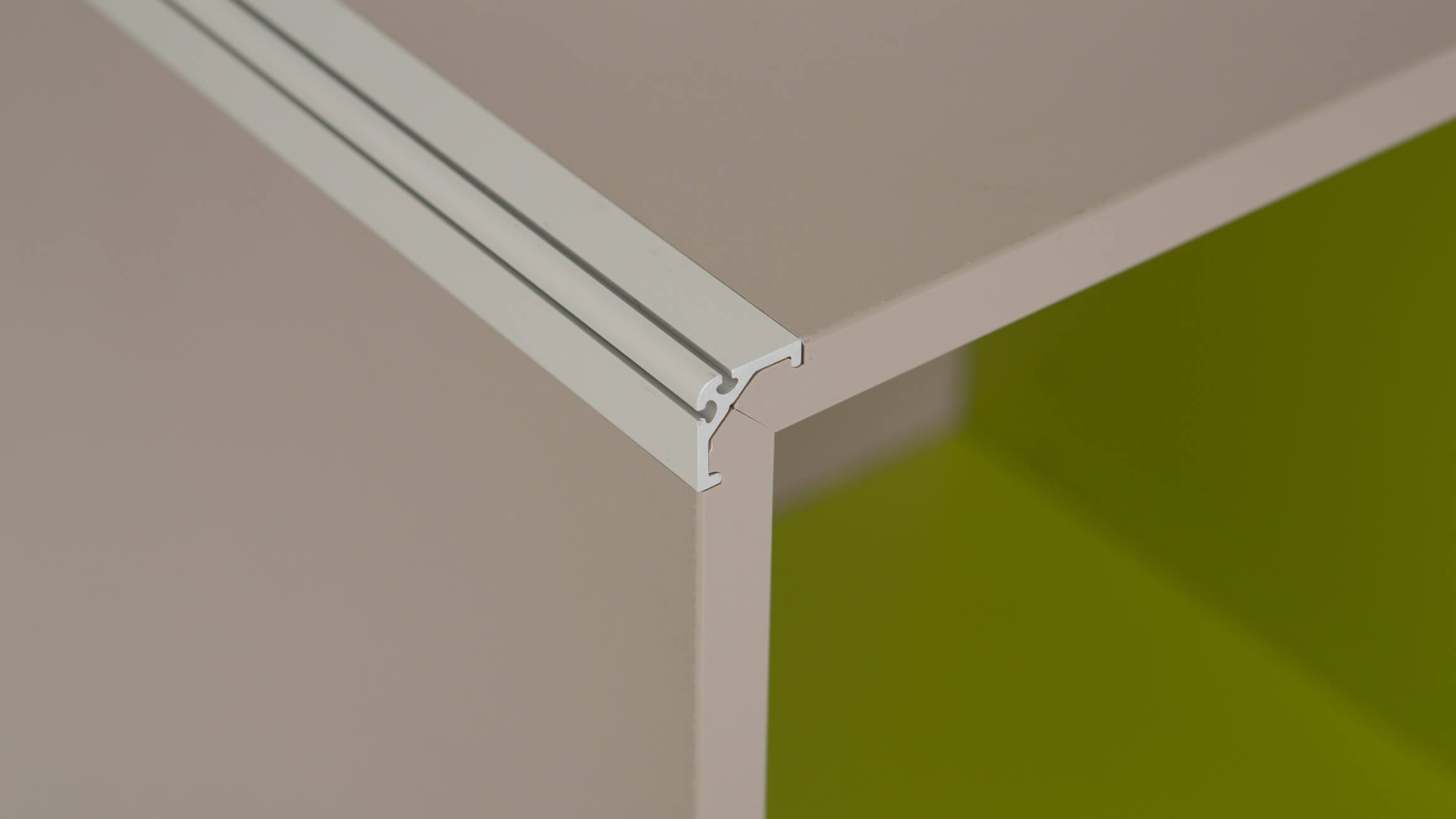 Regal Window-Box, Kunstharz Limette, Havanna, b 70,4 cm