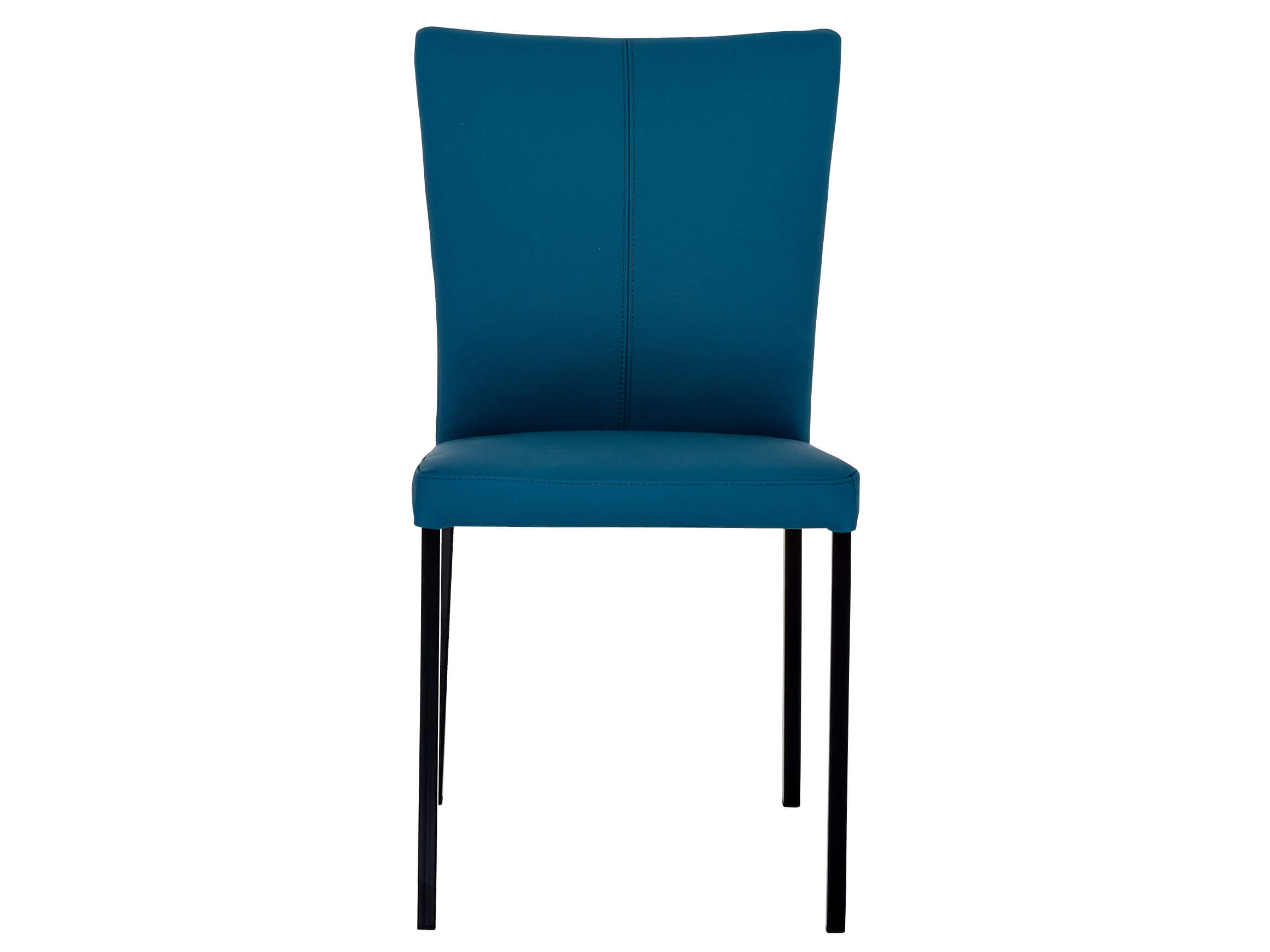 Stuhl Island Sit / Farbe: Turquoise / Material: Leder