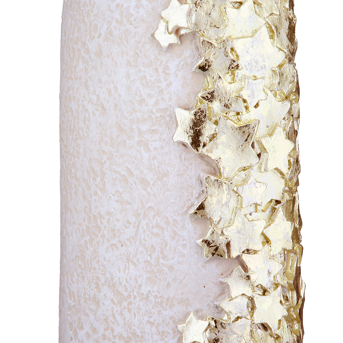 Figur Engel, Sternmuster, Creme H: 12 cm Gilde