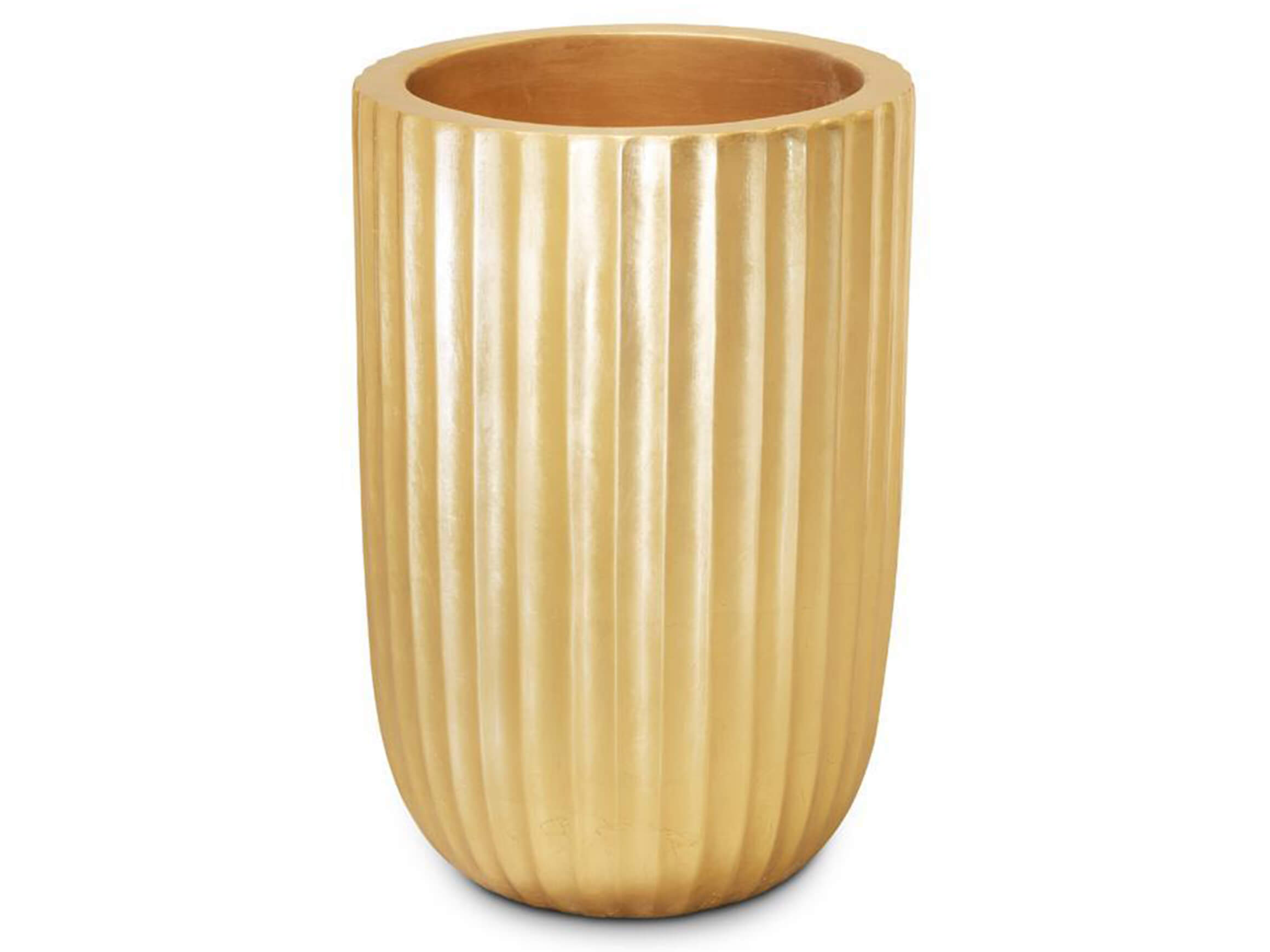 Abhika Vase Venus Gold H: 60 cm Gelb | Schubiger Möbel