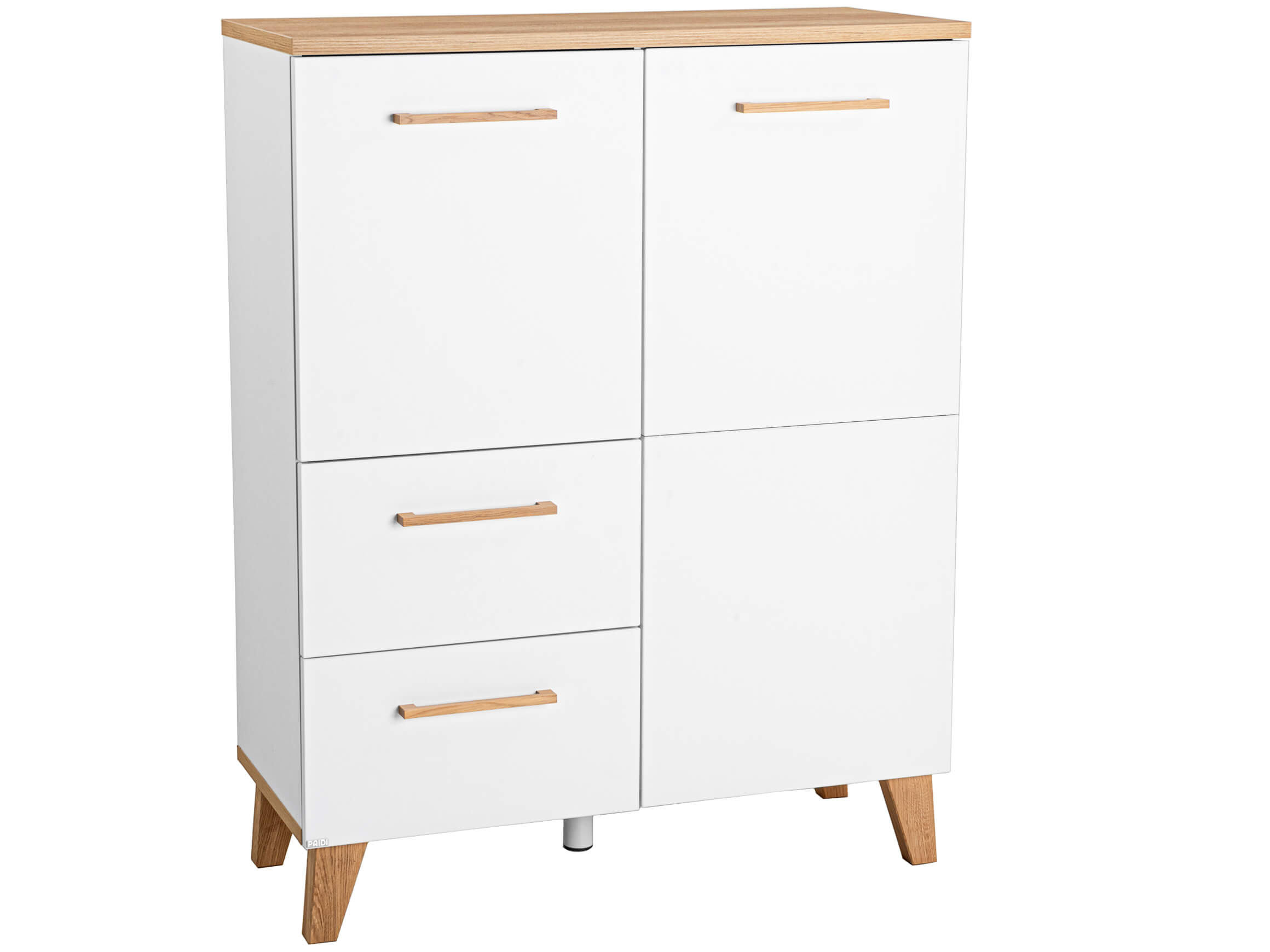 Highboard Oscar von Paidi / Farbe: Weiss / Grösse: 95 x 40 cm