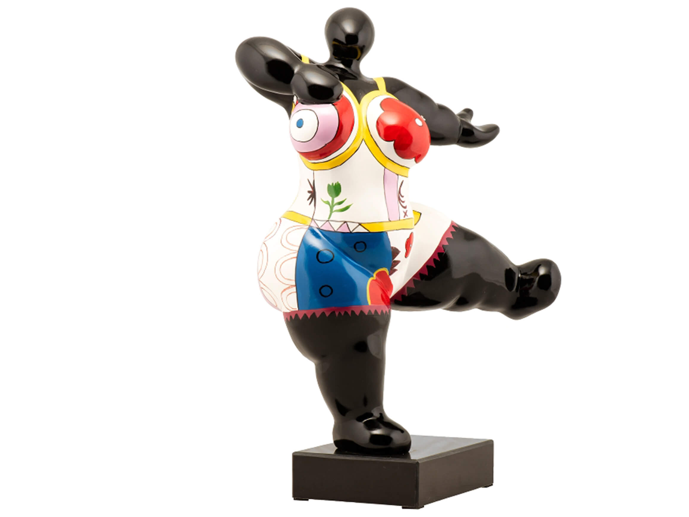 Skulptur Hommage an Niki de Saint Phalle, Nana Stil 1 H:53 image LAND