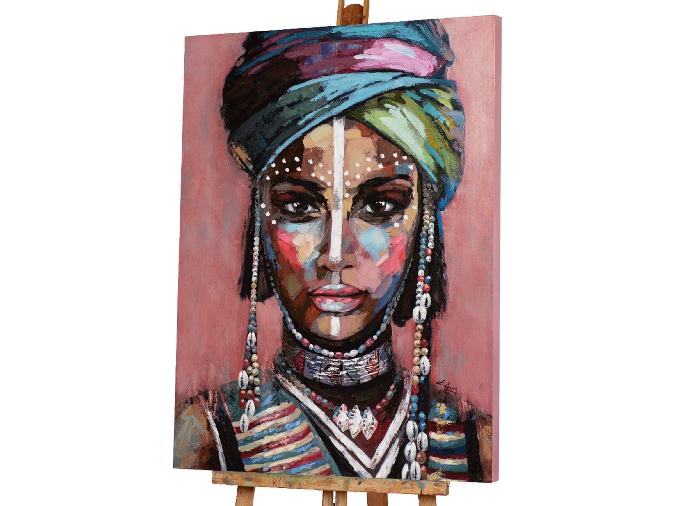 Bild Wüstenfrau mit Turban image LAND