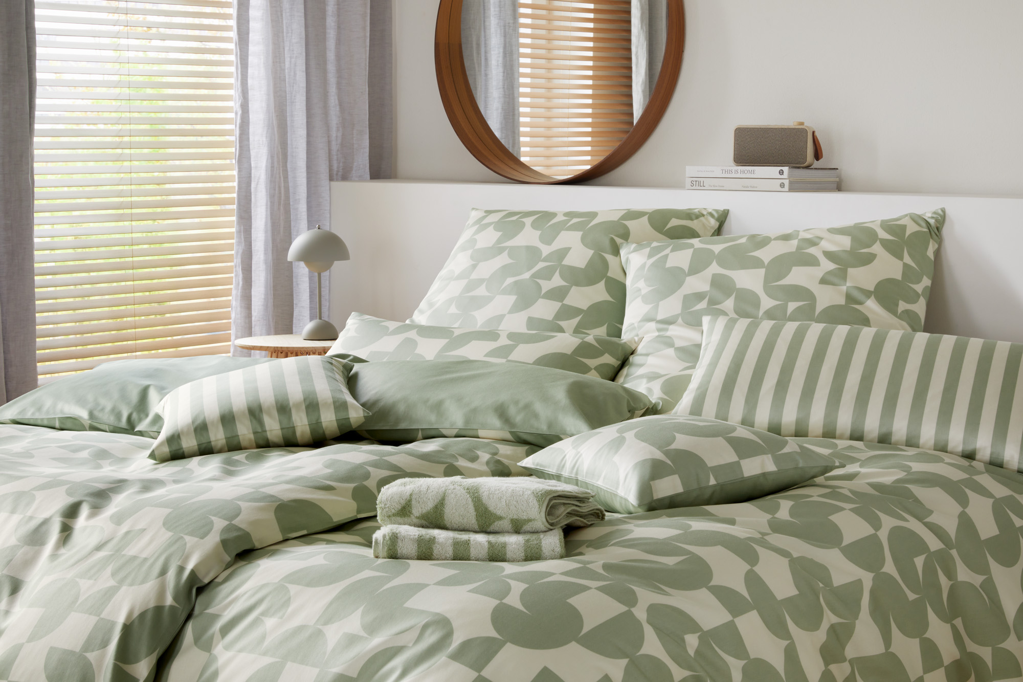 Bettwäsche Studio Graphic Wasabi Elegante / Grösse: 50 x 70 cm