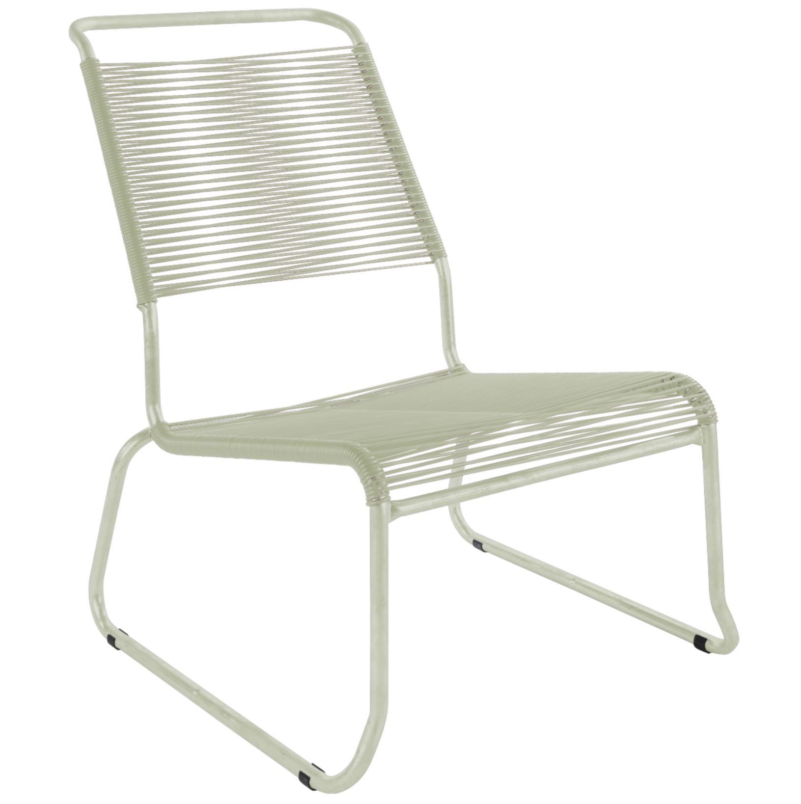 Schaffner Spaghetti-Kufen-Lounger Säntis Hochlehner Grün | Schubiger Möbel