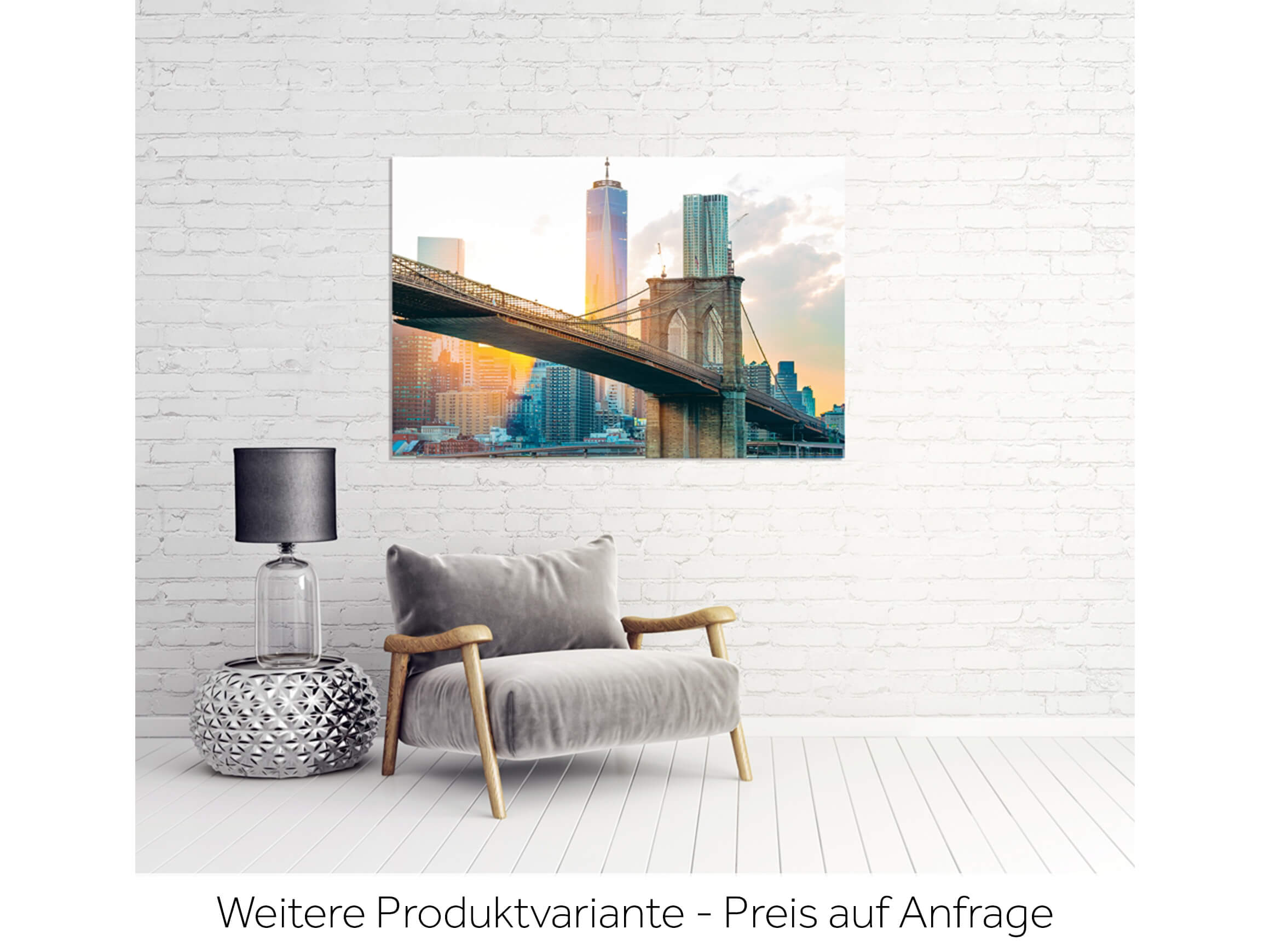 Digitaldruck auf Acrylglas Brookyln Bridge 2 image LAND