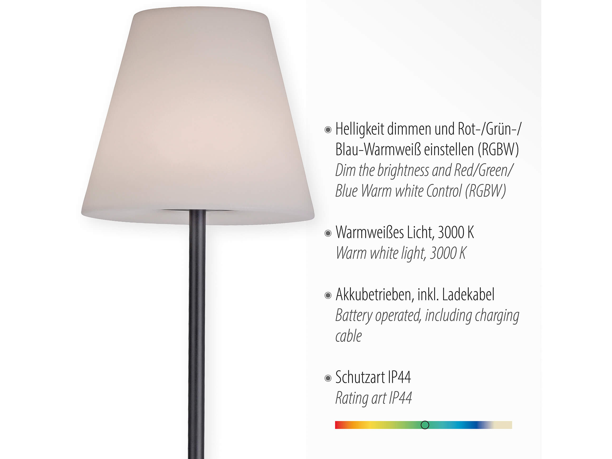 LED outdoor floor lamp Elesa Ribaglob