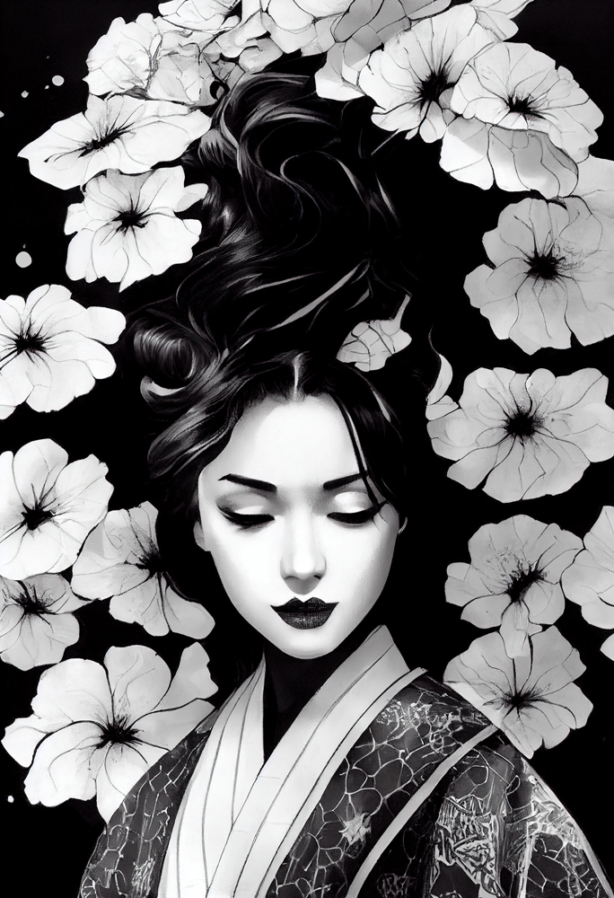 Bild mit Rahmen Asia Lotus image LAND