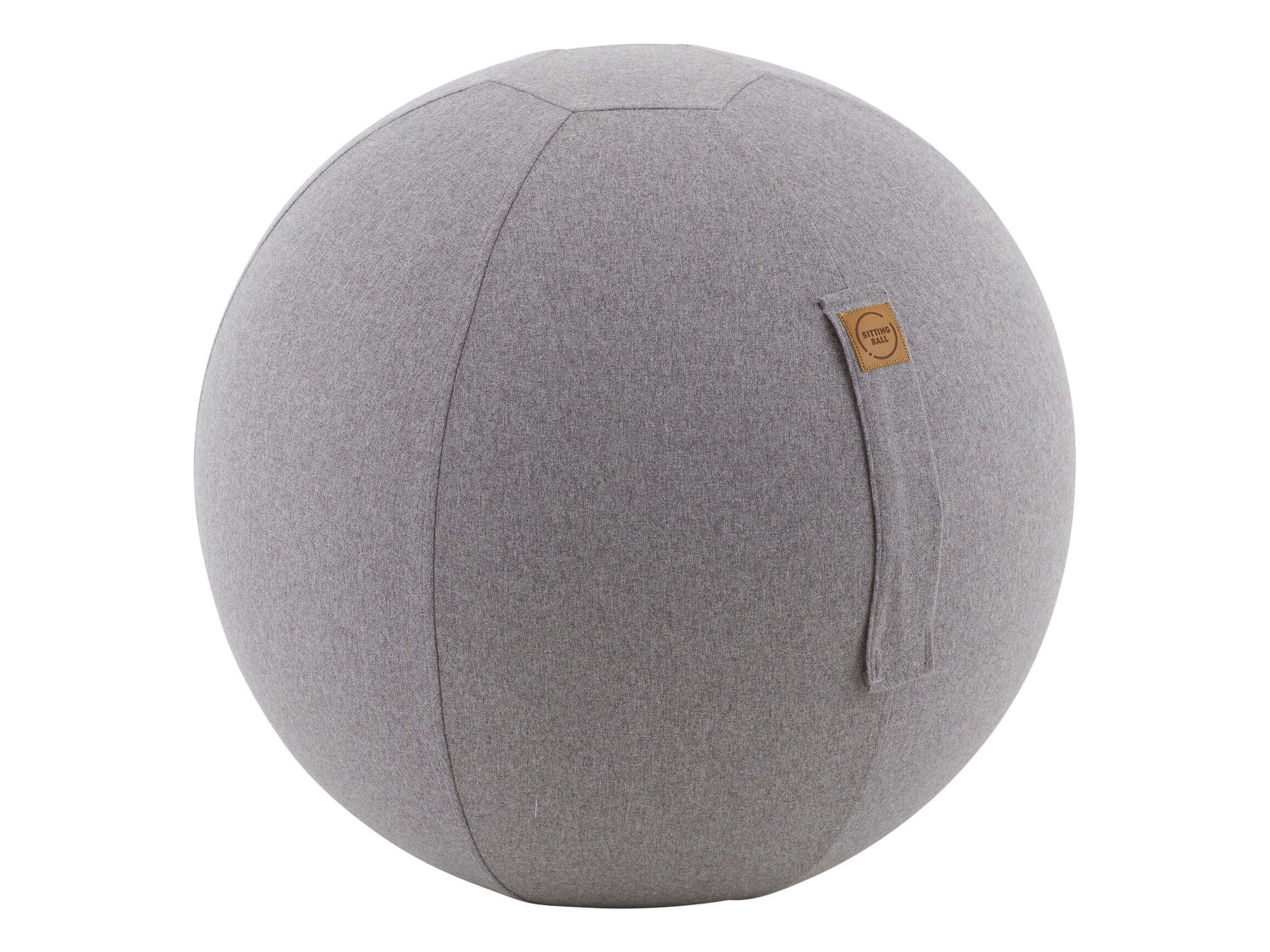 Sitzball Felt Grau Magma
