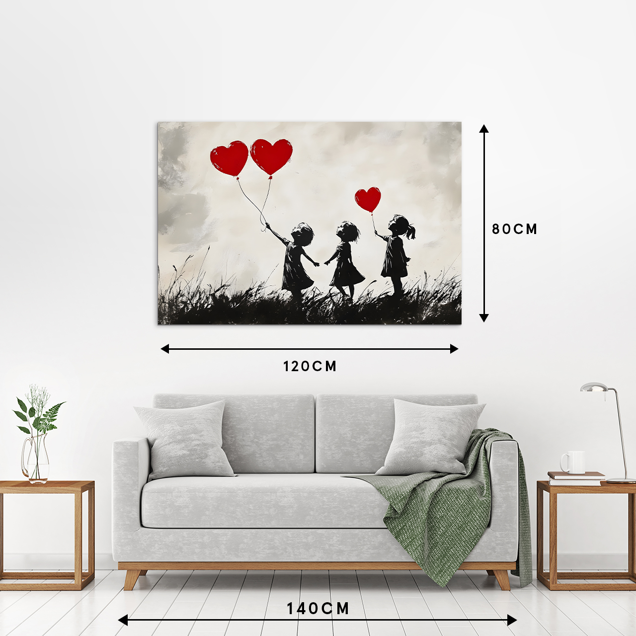Alubild-Love Balloons-image LAND
