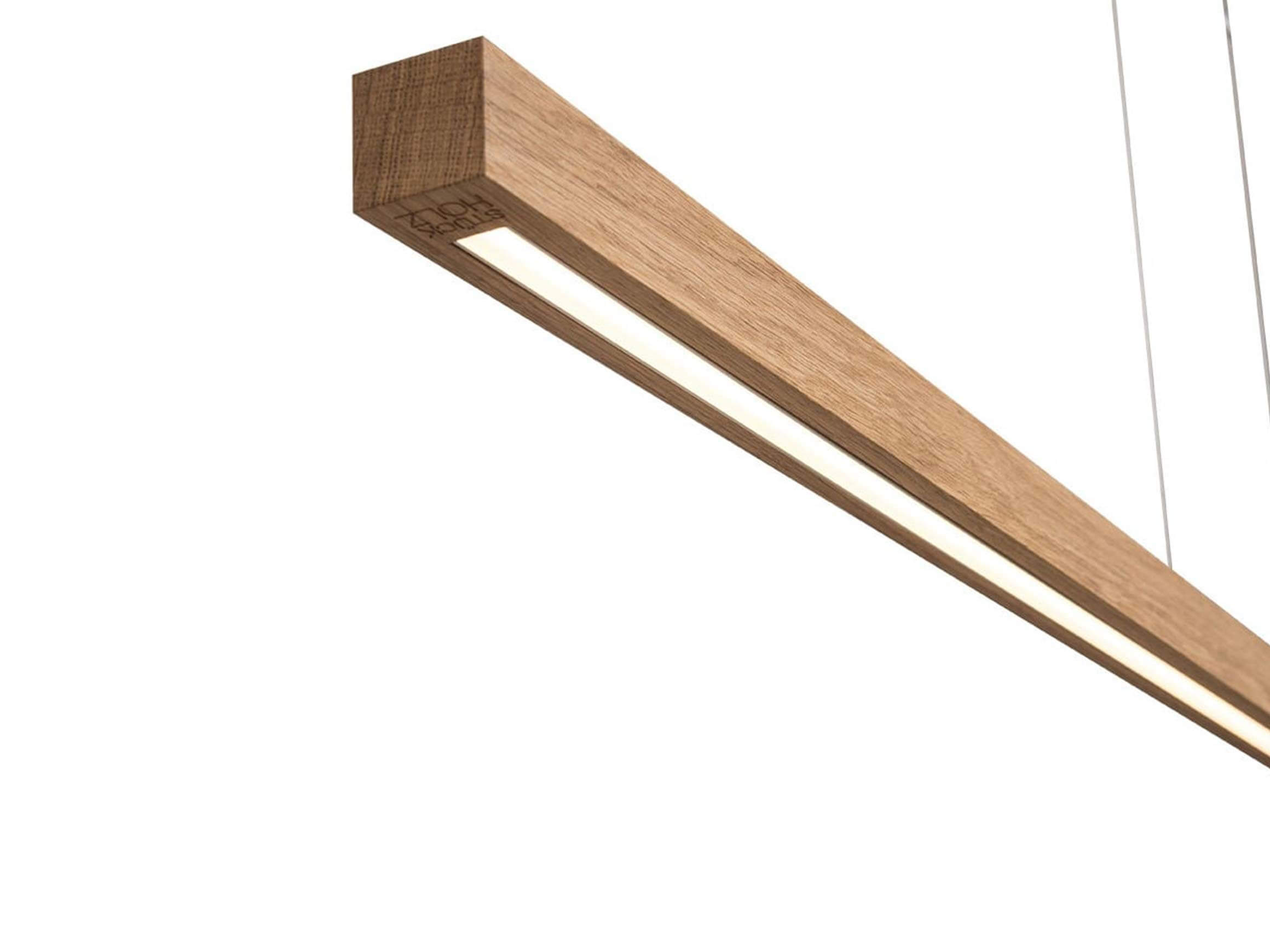 Stückholz Titlis 2 Eiche b: 131cm Inkl. Dimmer