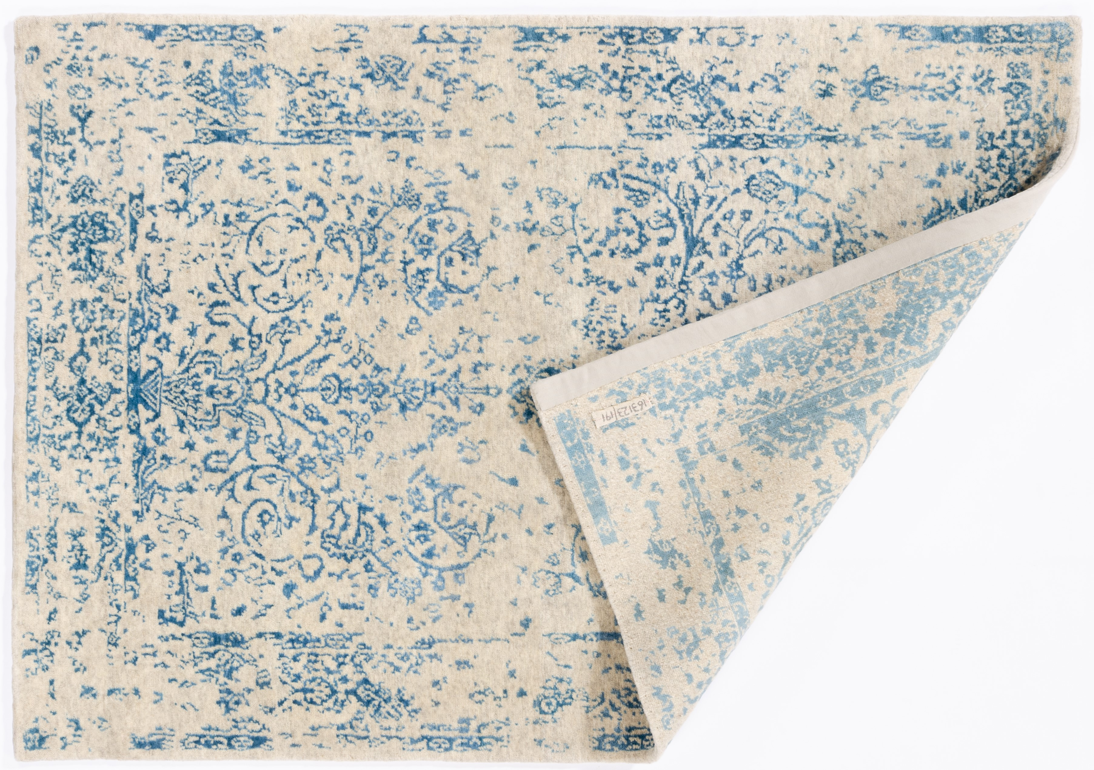 Moderner Teppich Lilian Negra / Farbe: Weiss