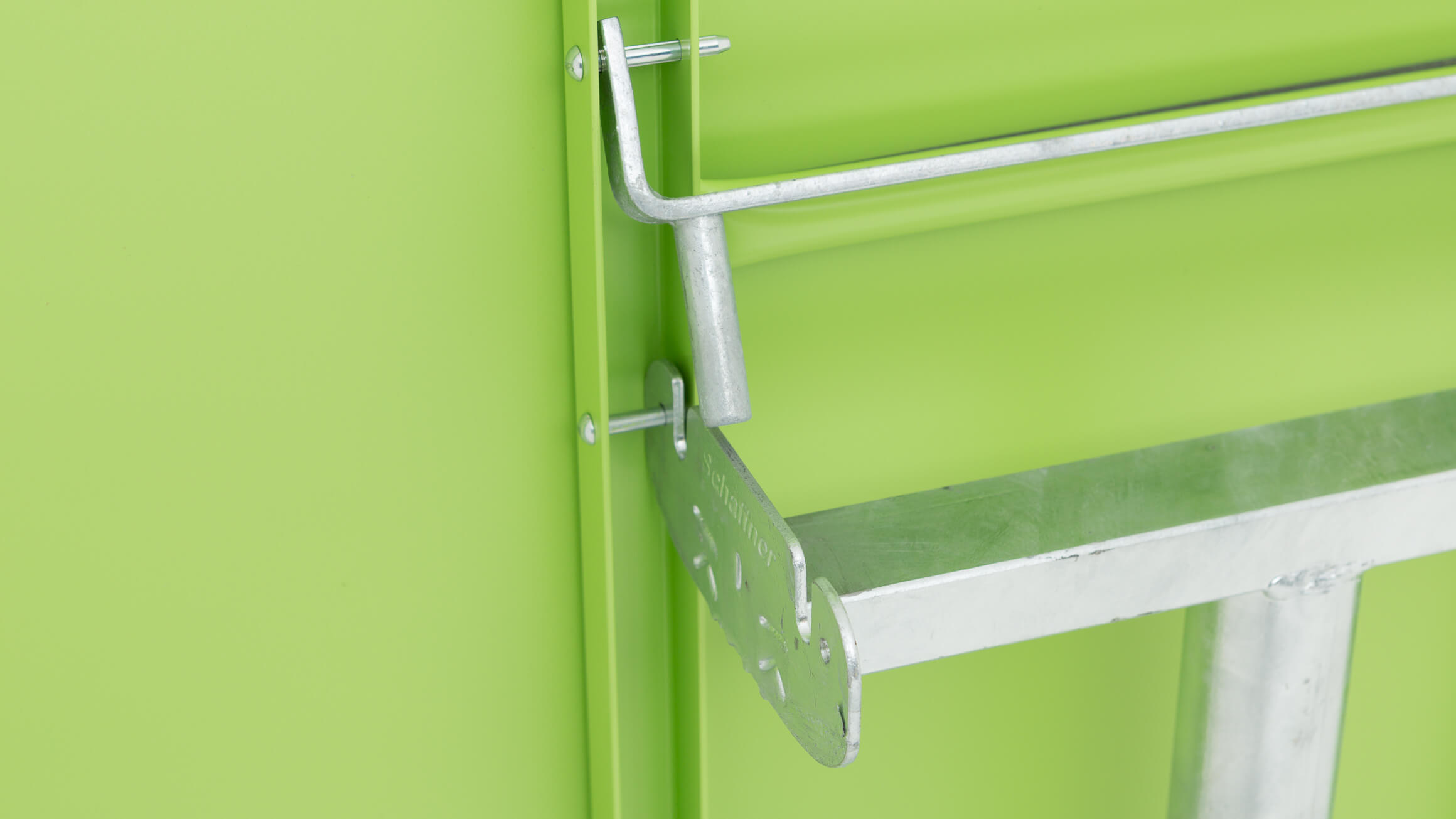 Gartentisch Säntis Quadratisch Schaffner / Farbe: Hellgrün