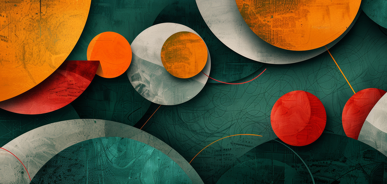 Canvas-Autumn Geometry-image LAND