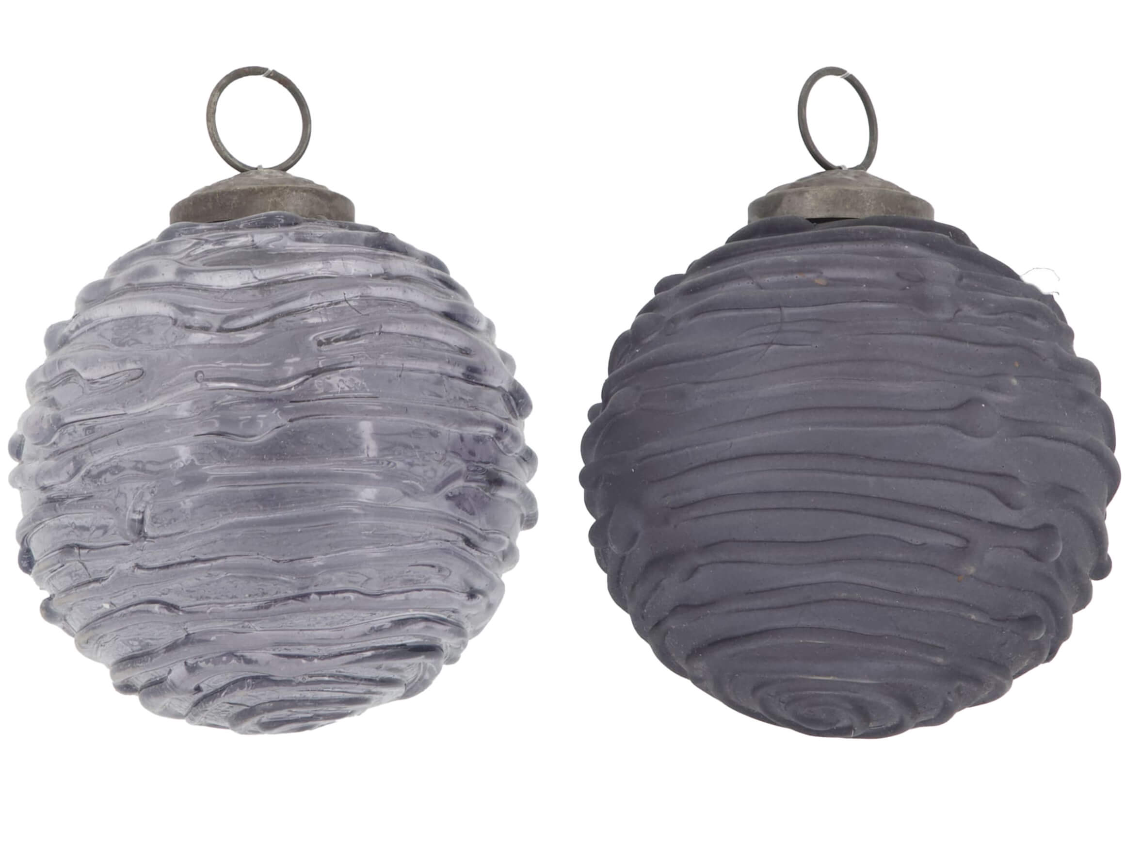 Decofinder Baumkugel Glas Grünblau D: 7 cm  | Schubiger Möbel