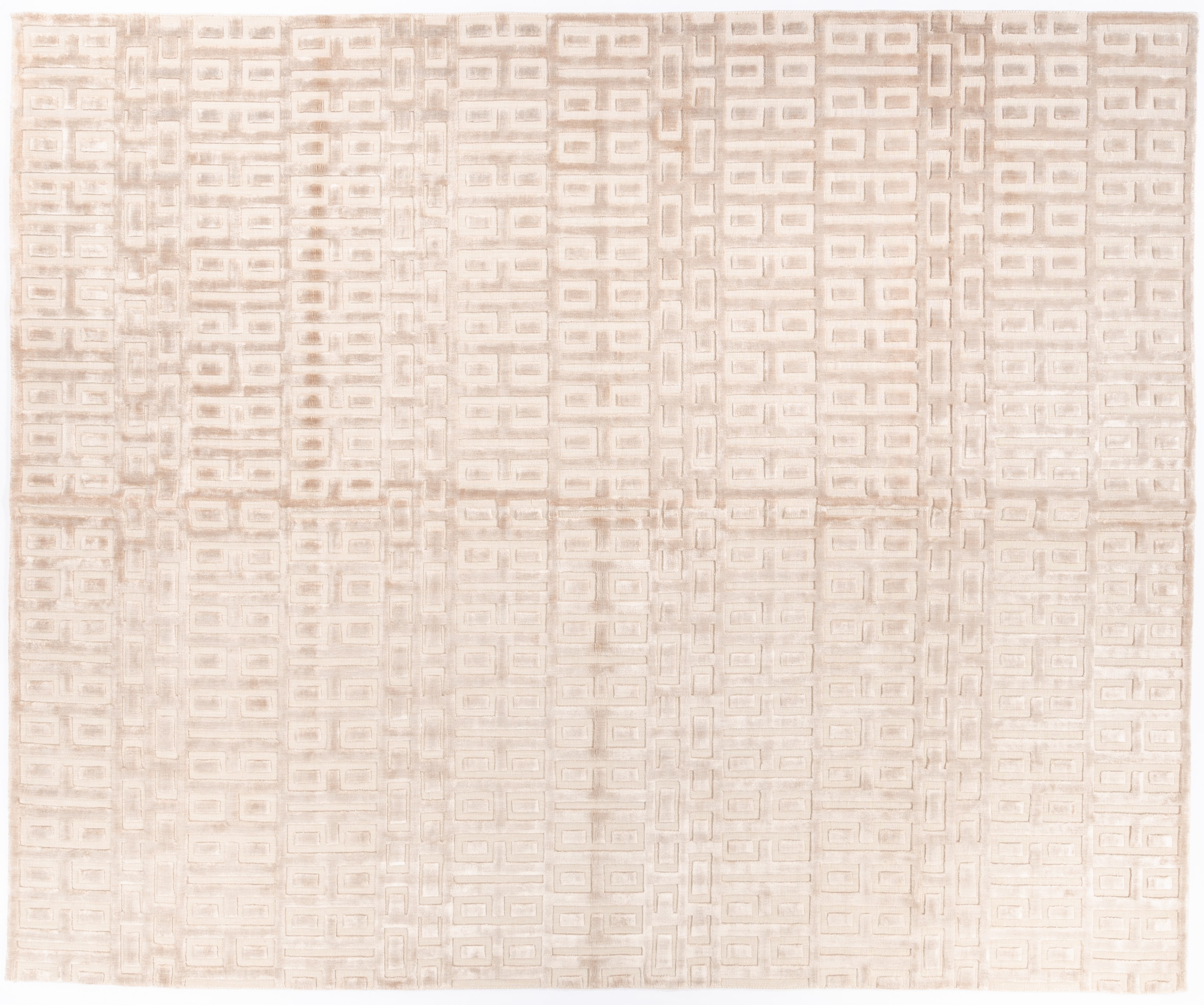 Webteppich Indien Elegance 3407 Negra / Farbe: Beige