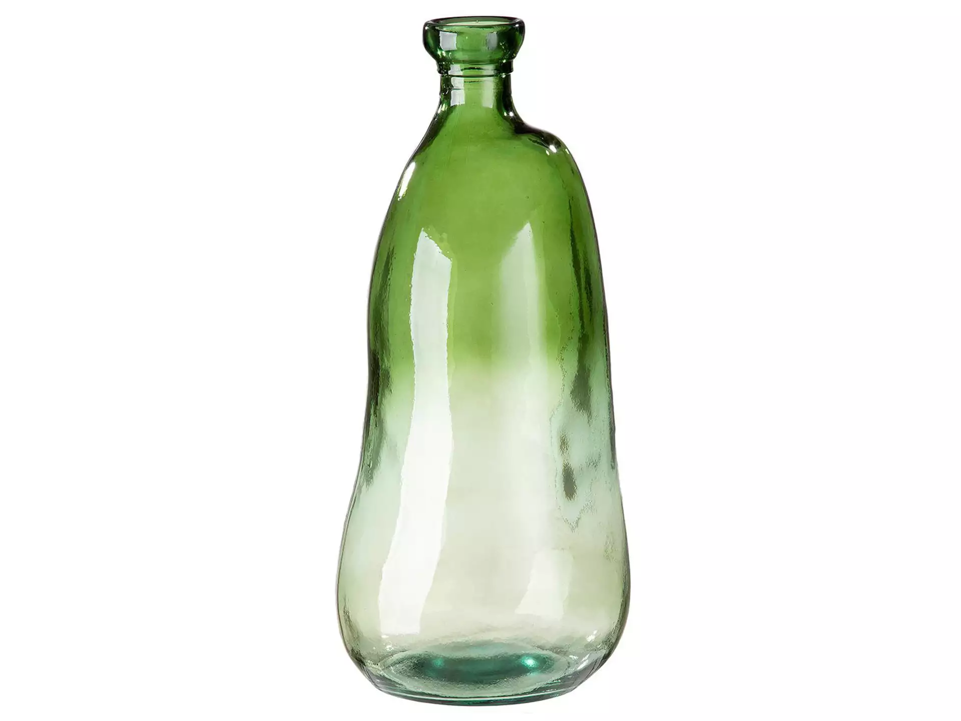 Vase Recycle Glas, Grün H: 50 cm Gilde