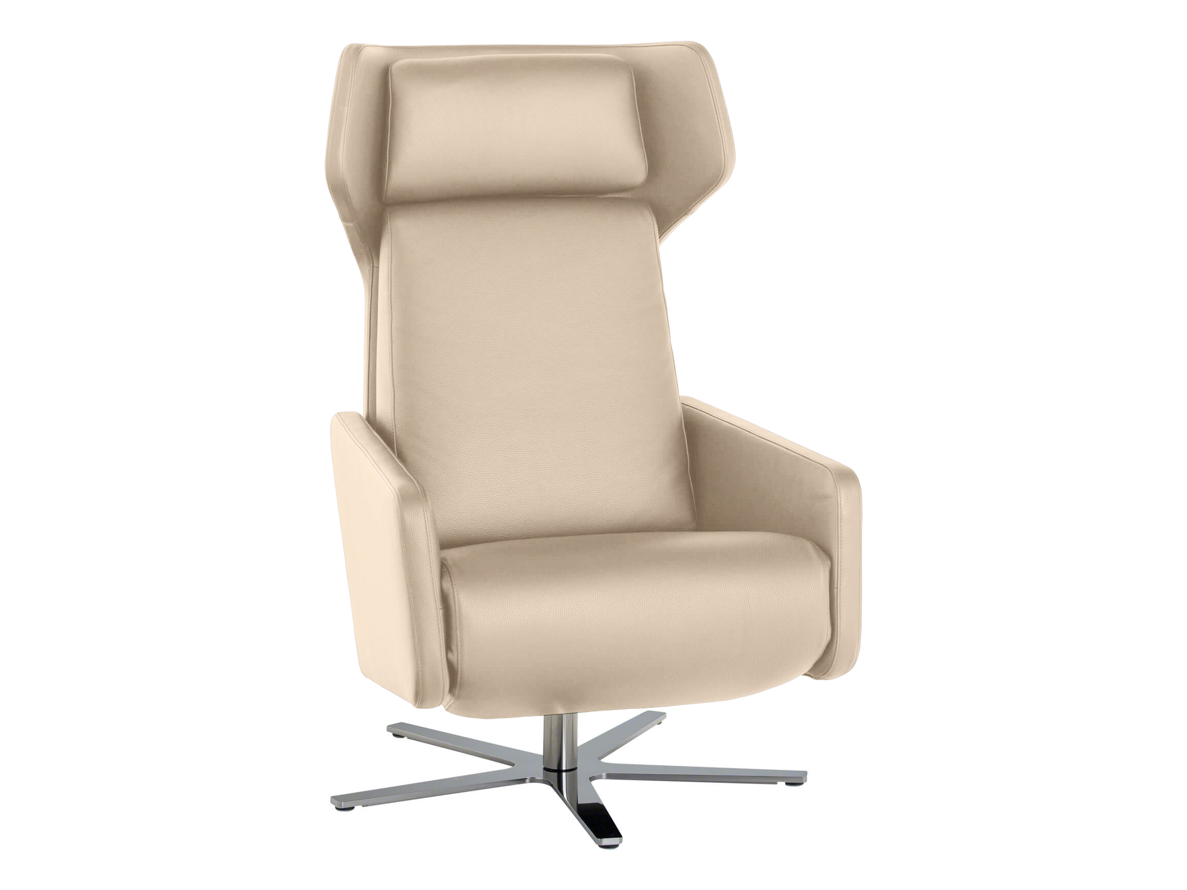 Sessel Nano Relax Intertime / Farbe: Elfenbein / Material: