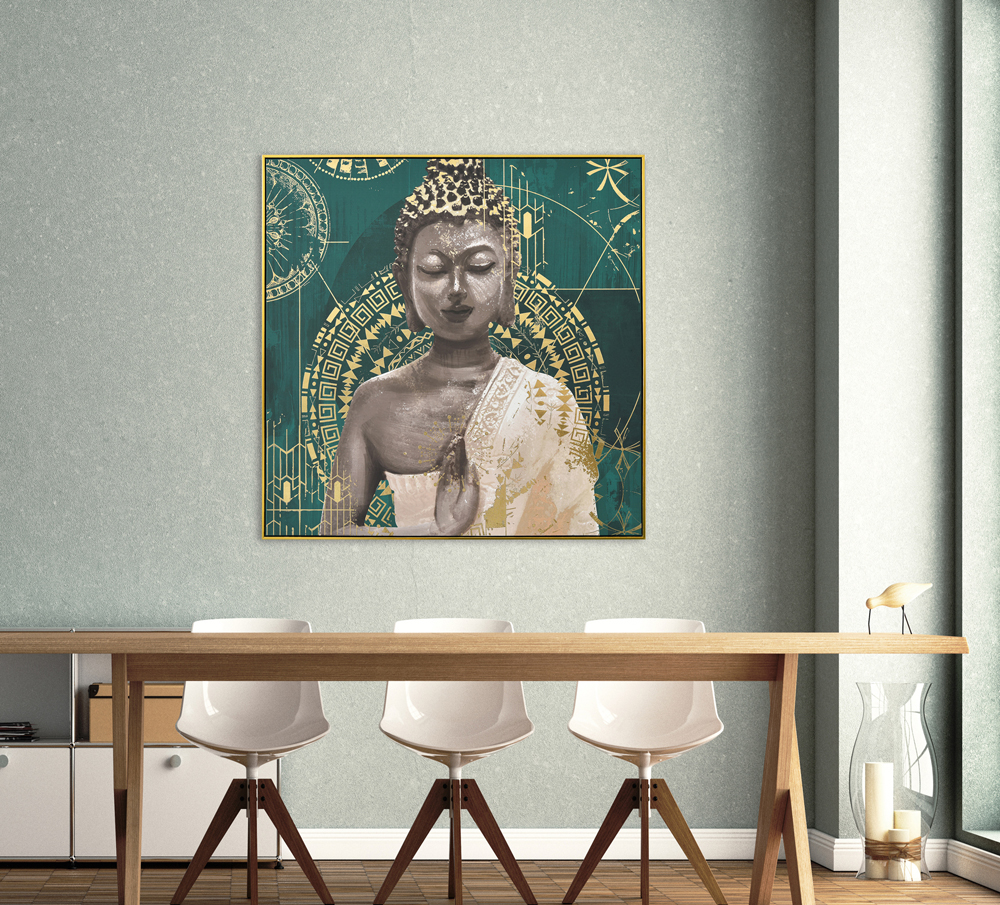 Gemälde-Meditierender Buddha-image LAND