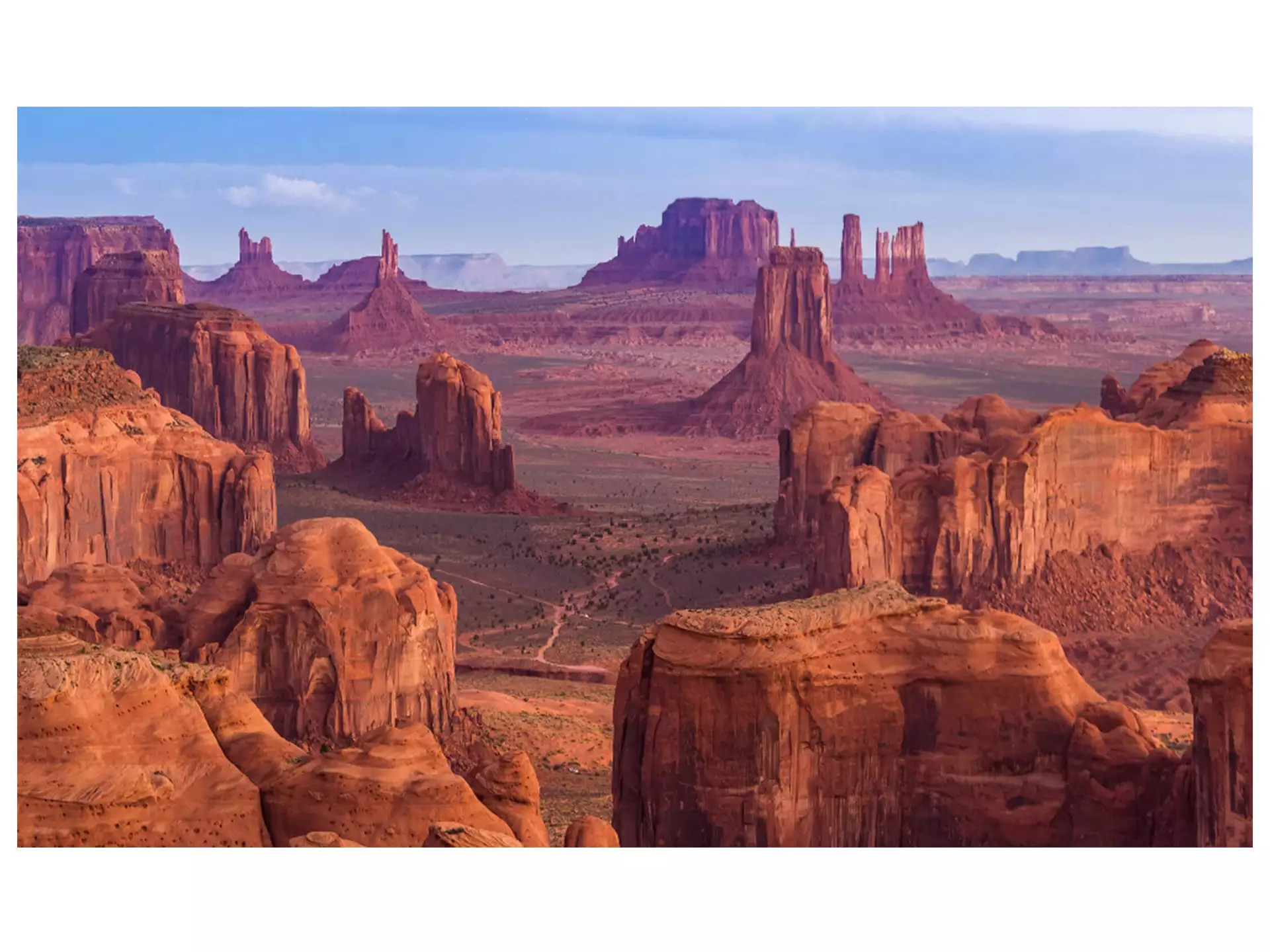 Digitaldruck auf Acrylglas Monument Valley, Utah image LAND / Grösse: 120 x 80 cm