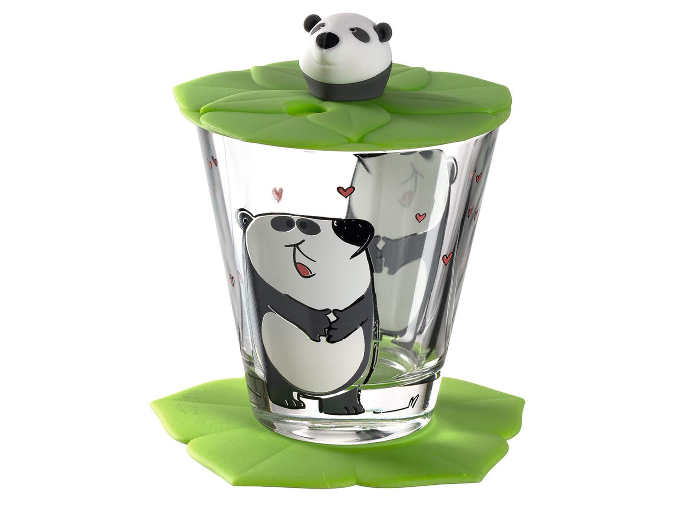 Leonardo Verre Pour Enfants Bambini Panda, 215 Ml, 3-pièces