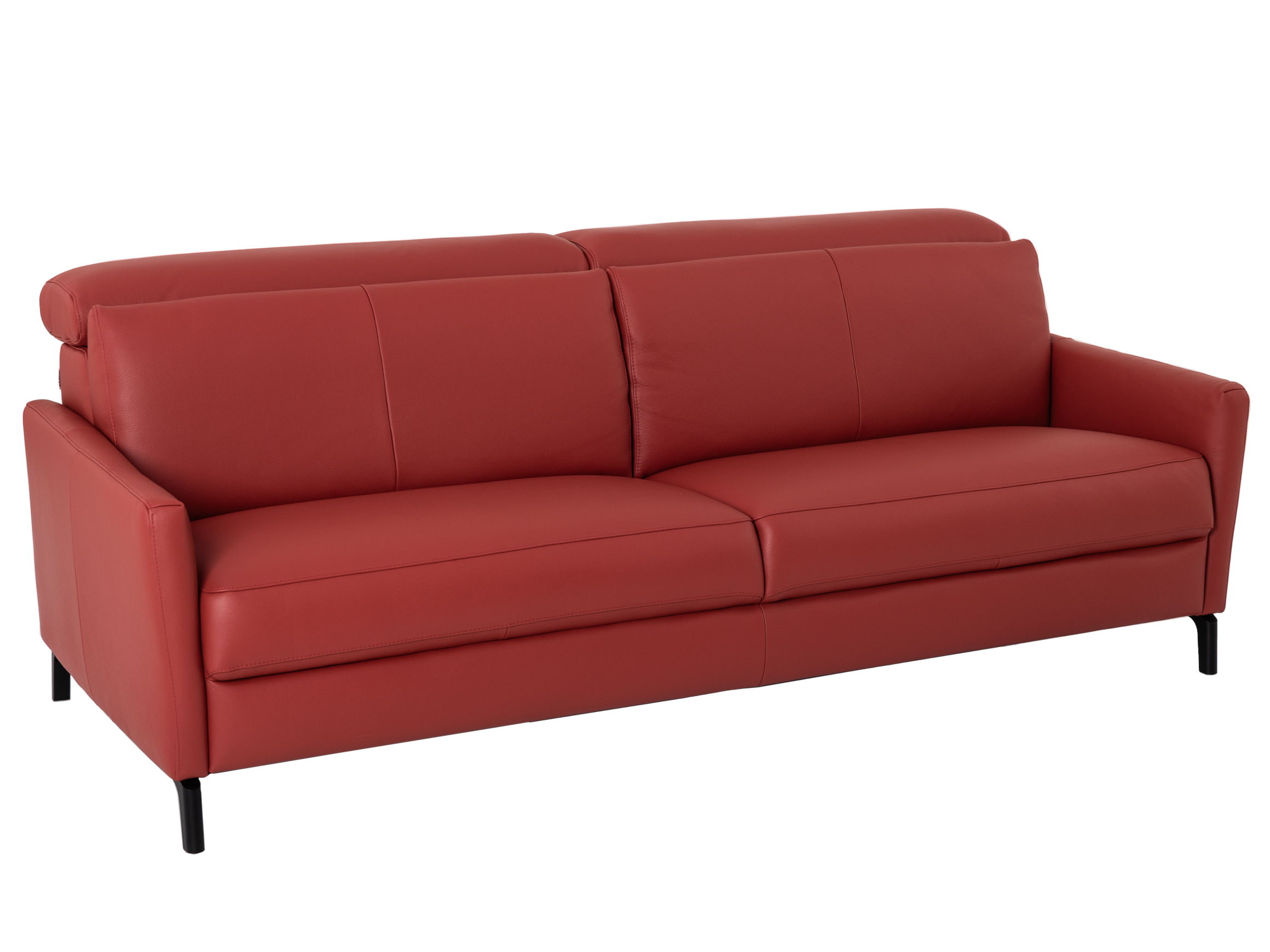 Sofa Caladja B: 220 cm Rom / Farbe: Rot