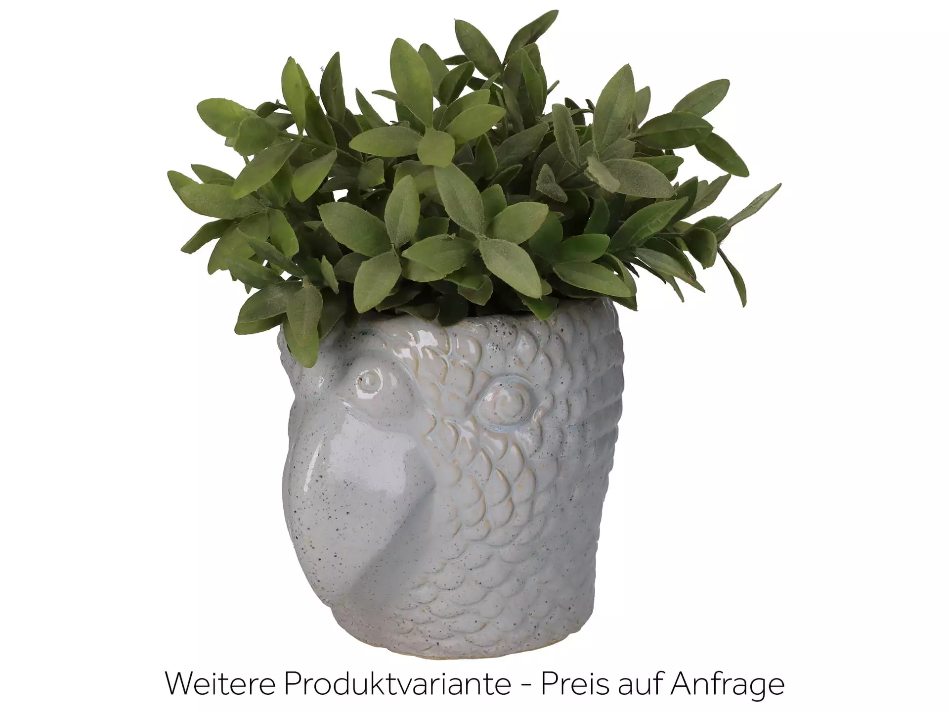 Vase Papagei H: 16 cm Kersten / Farbe: Weiss