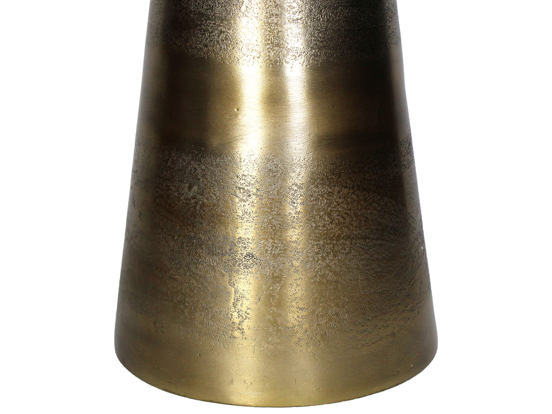 Beistelltisch Aluminium Marmor H: 63 cm Kersten