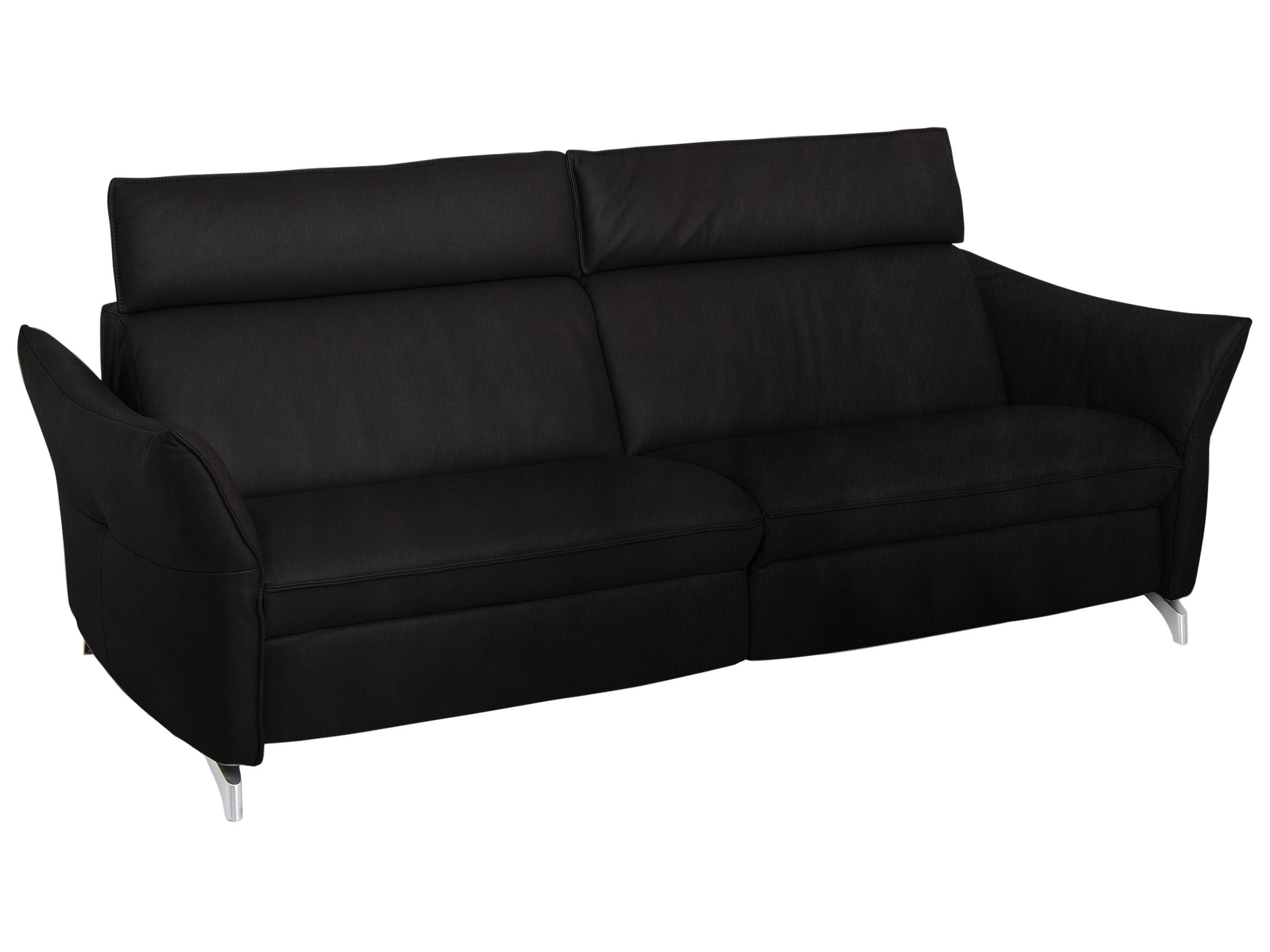 Sofa Catania Basic B: 224 cm Himolla / Farbe: Kohle / Material: Leder Basic