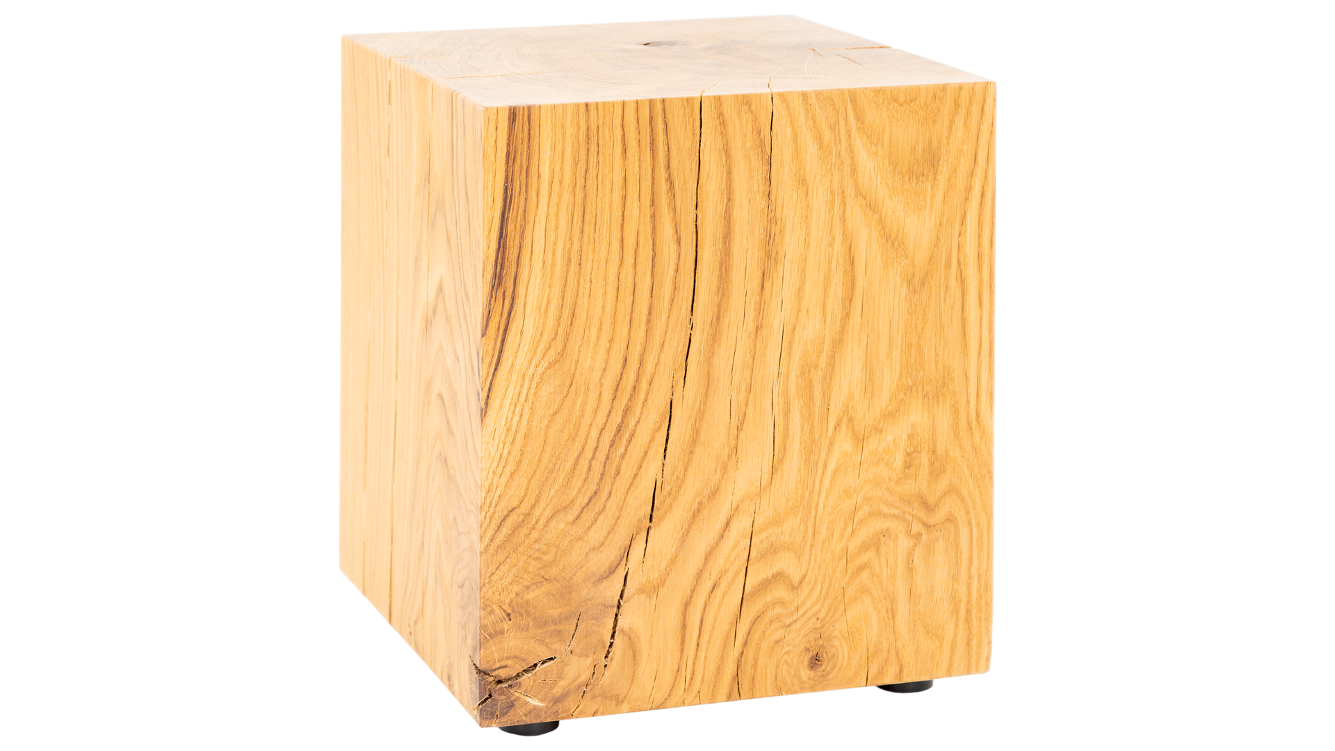 Beistelltisch Naturholzblock von Team 7 / Farbe: Eiche