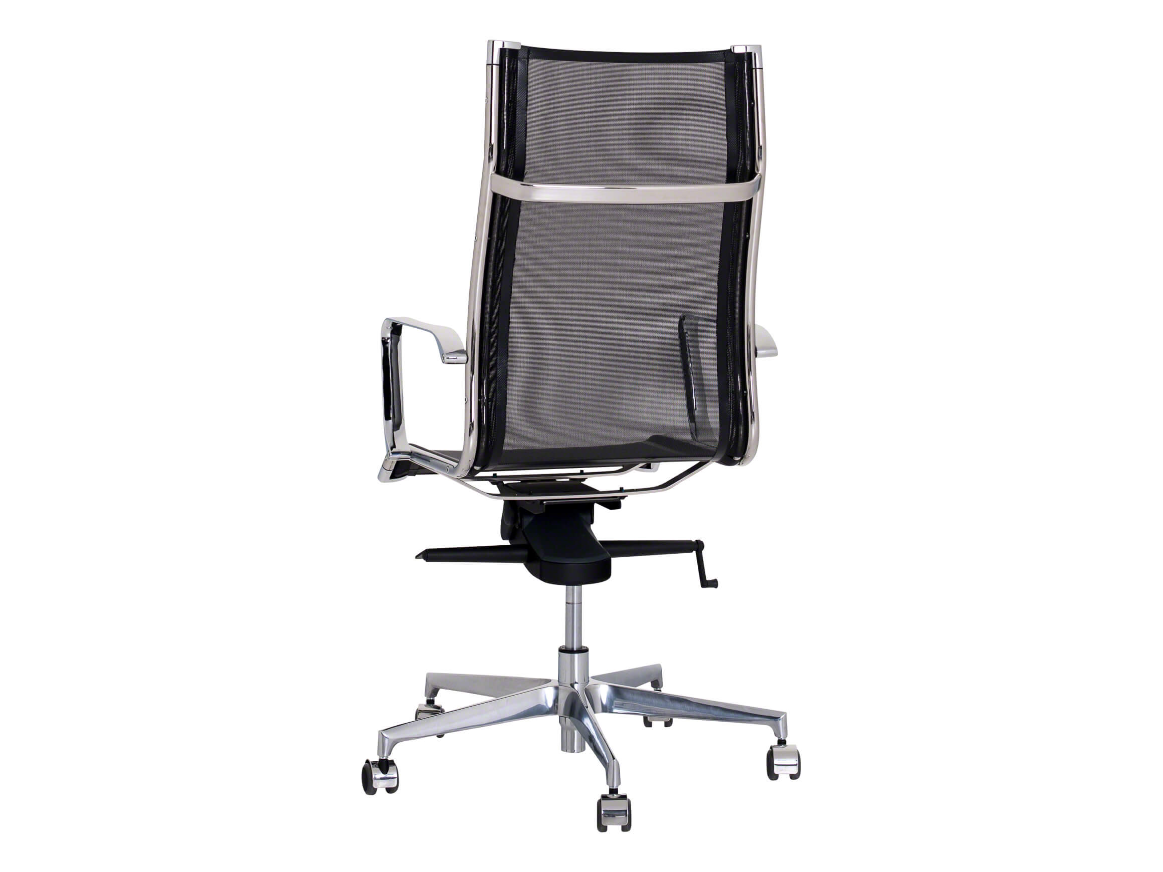 Dekora executive chair, nylon mesh, castors, armrests, w 73 cm