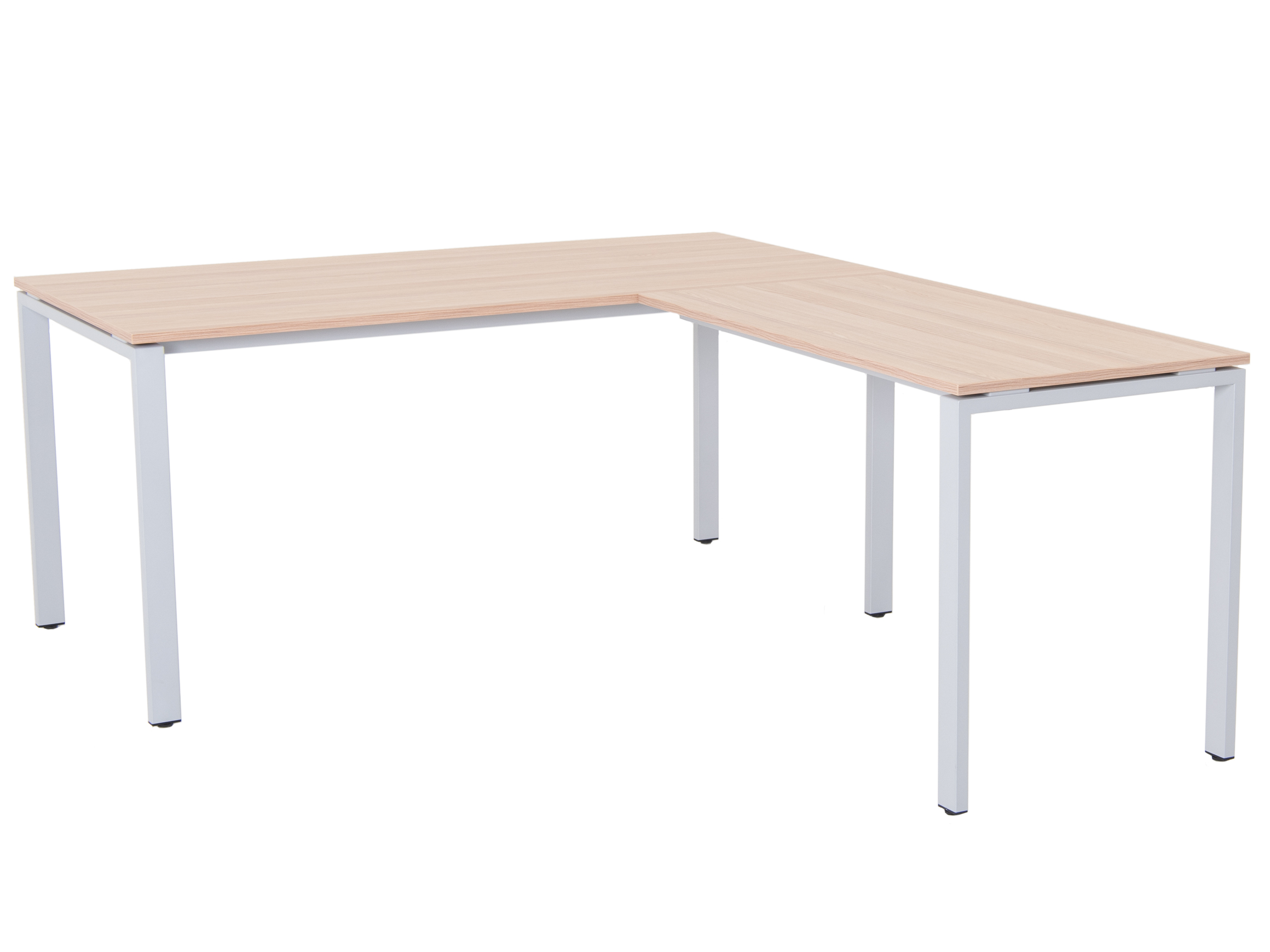 Schreibtisch Color Fun, b 160 cm t 193,2 cm h 73 Cm, Esche