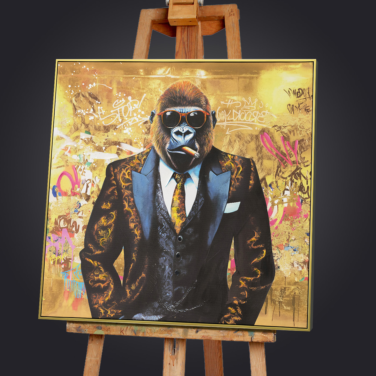 Gemälde-Gorilla Style-image LAND