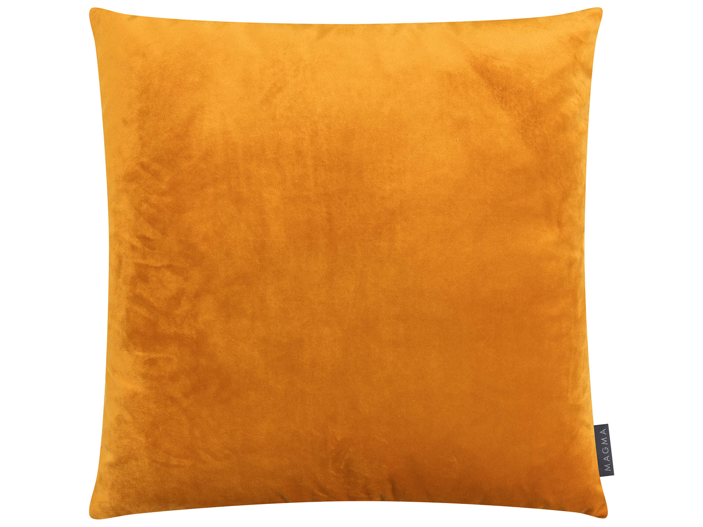Magma Kissenhülle Samt Senf 50x50 cm Gelb | Schubiger Möbel