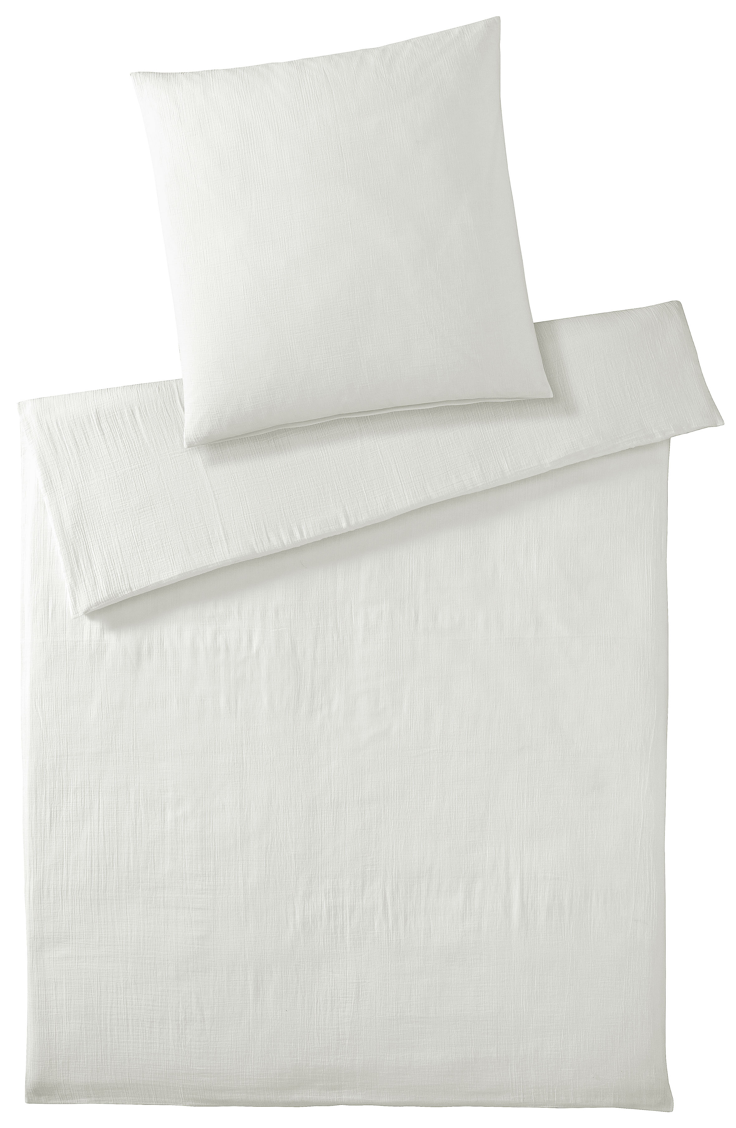 Bettwäsche Smooth Wollweiss Elegante / Grösse: 65 x 65 cm