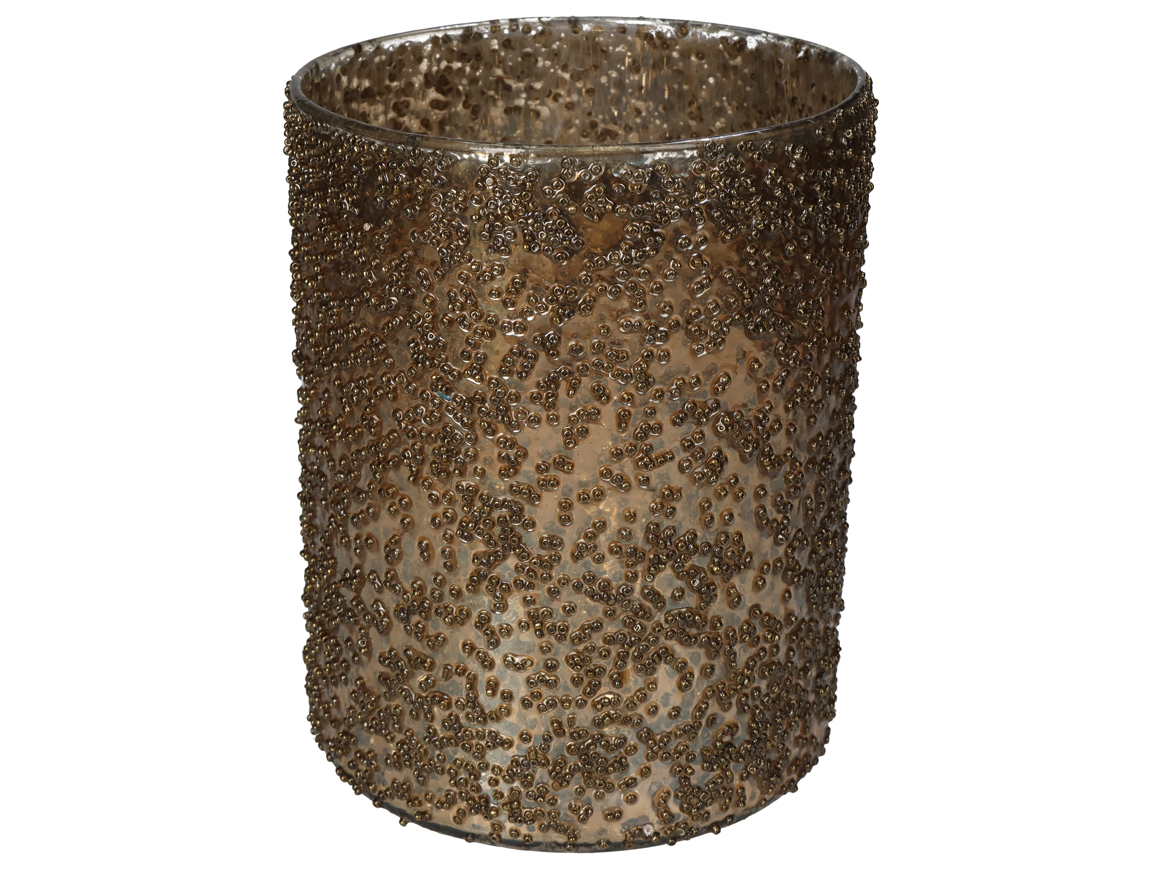 Windlicht Gold H: 21cm Kersten