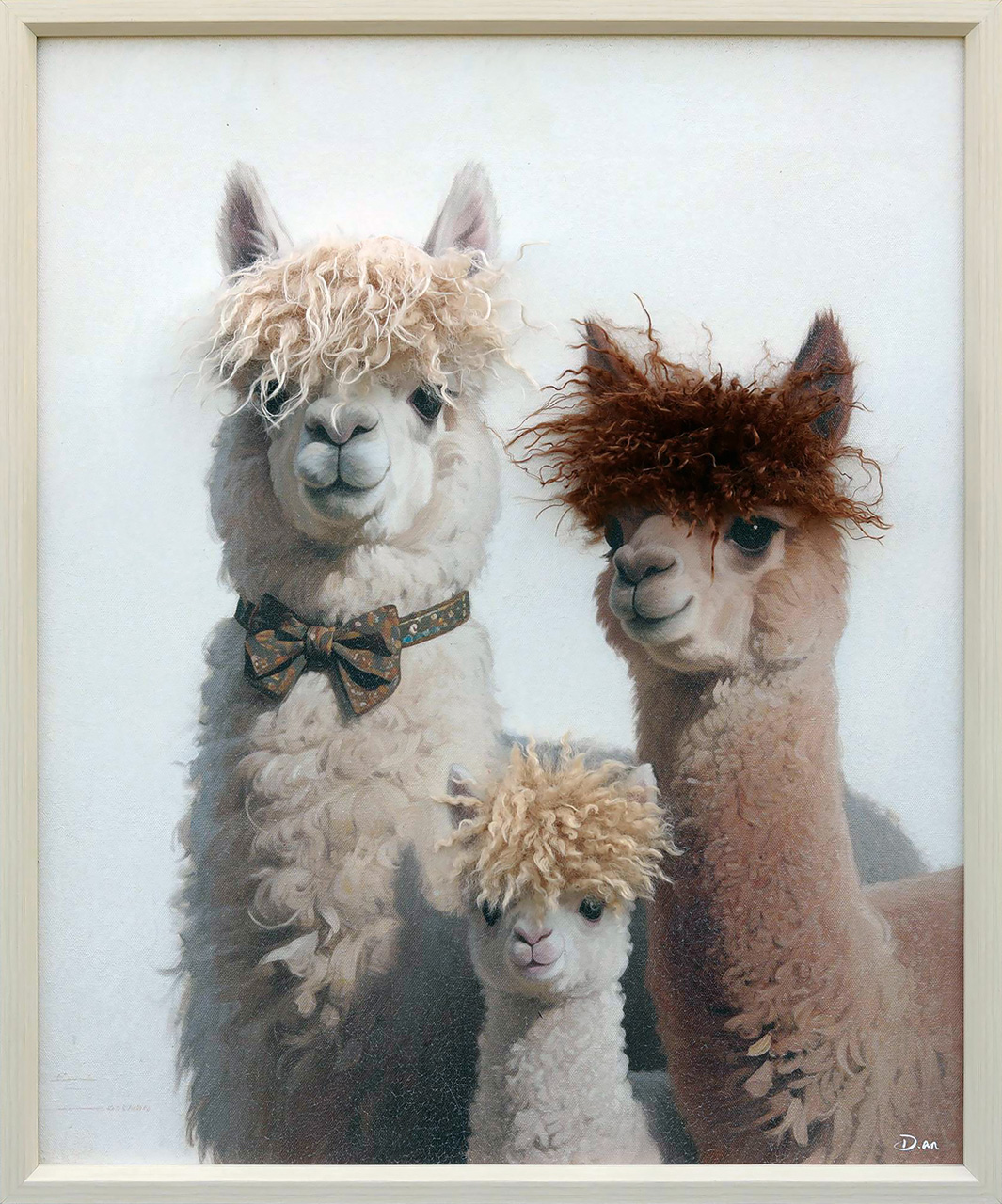 image LAND Gemälde Stylish Lama Family  | Schubiger Möbel