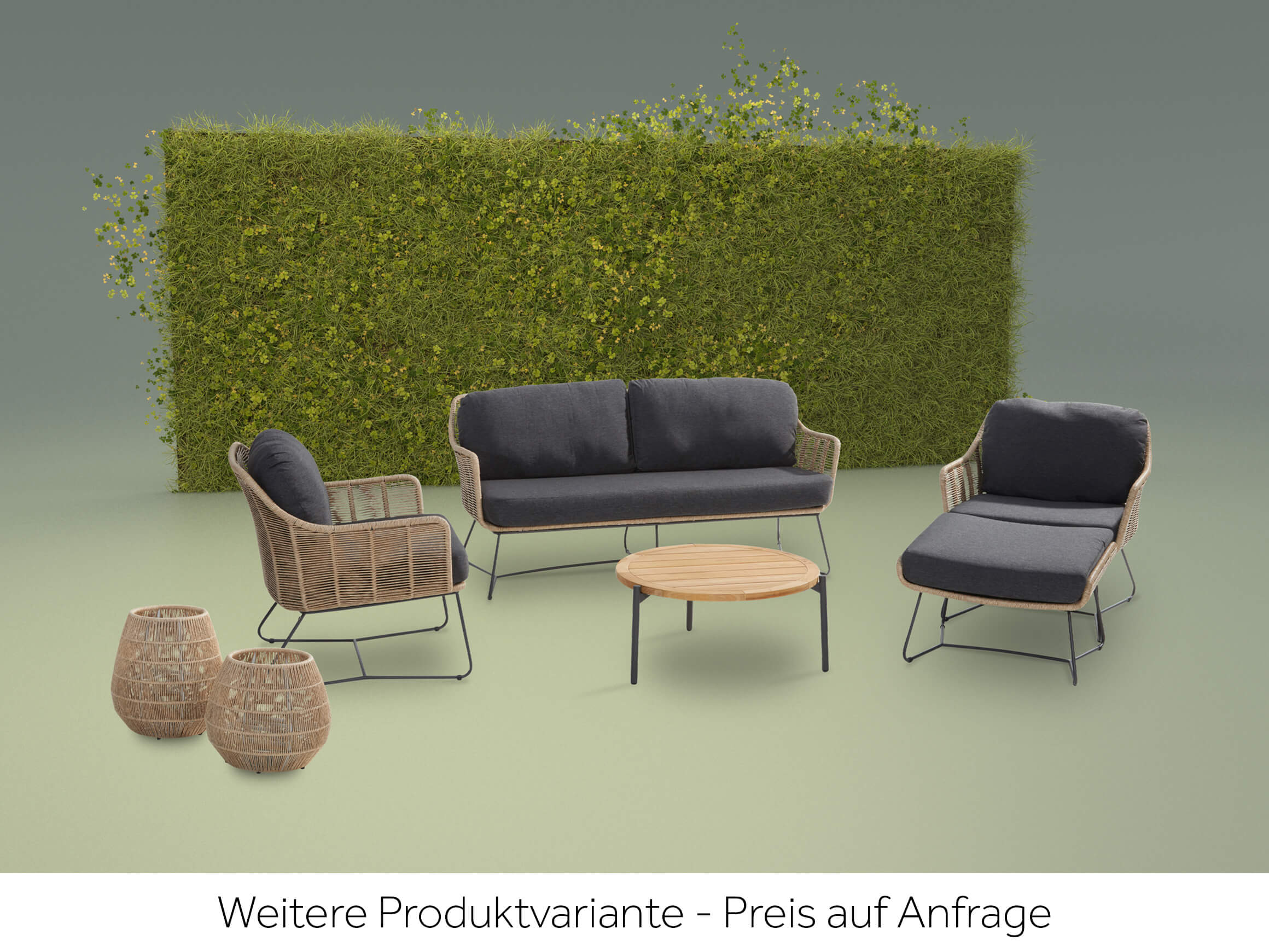 Gartensessel Bellino 4 Seasons / Farbe: Anthrazit