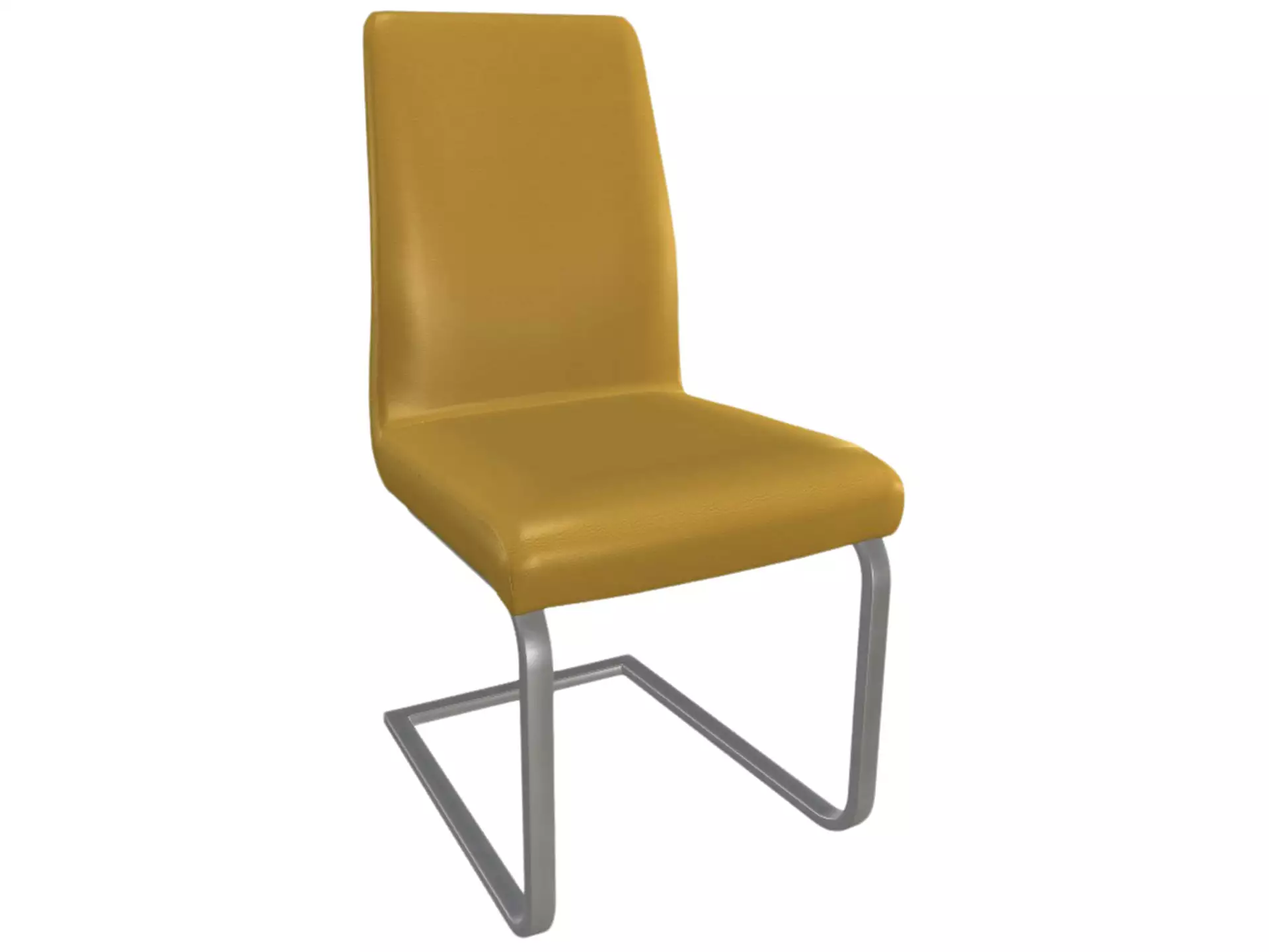 Stuhl Larona 2 Trendstühle / Farbe: Lemon / Material: Leder