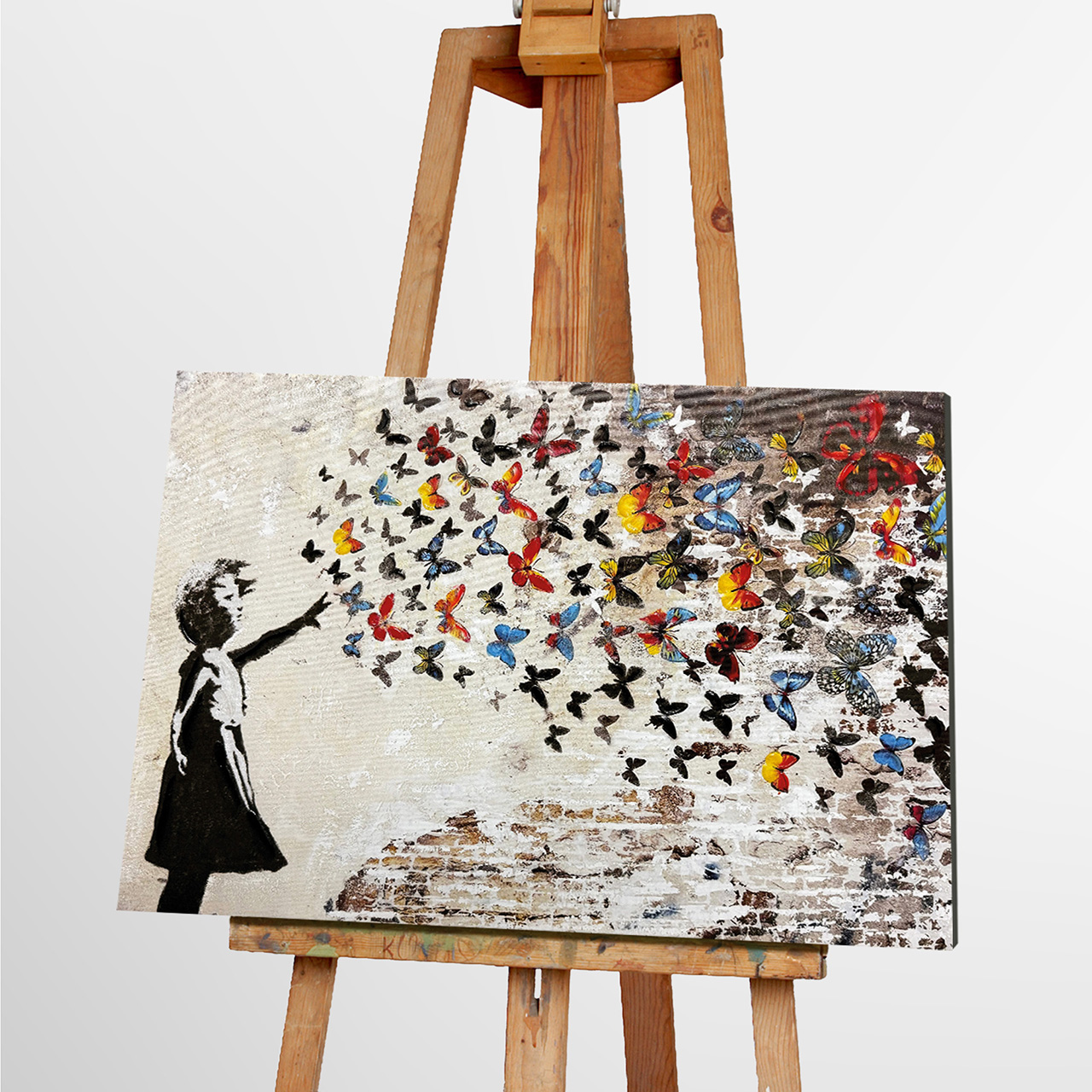 Gemälde-Butterfly Girl-image LAND