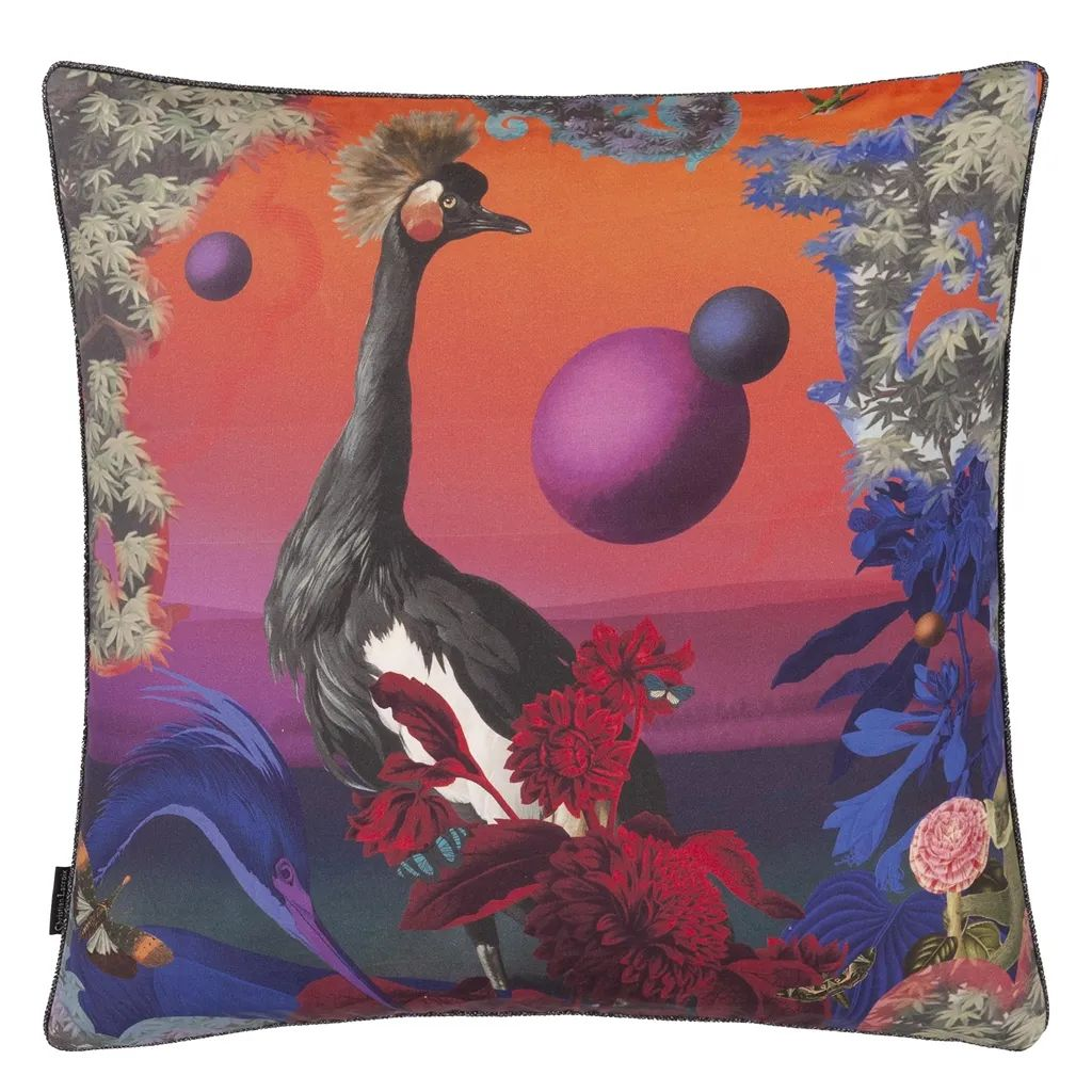 Kissen Novafrica Sunset - Tangerine Designers Guild / Farbe: Mehrfarbig von Christian Lacroix