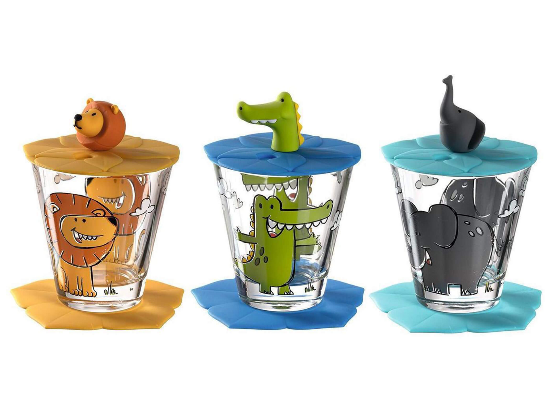 Leonardo Bambini Deckel Flamingo Leonardo Bambini Trinkglas-Deckel Aus Silikon – BPA-frei, Spülmaschinengeeignet, Für Gläser Bis 9 Cm Ø, Flamingo Motiv – Kindgerecht & Auslaufsicher, Ideal Für Kinder