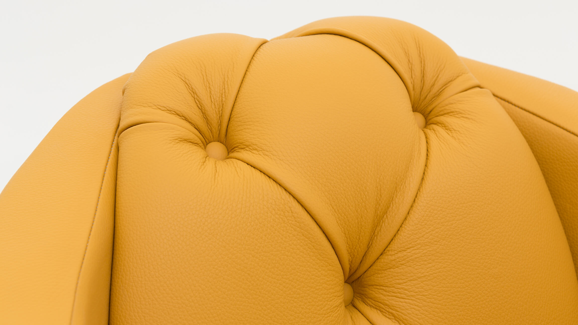 Sessel Downey, Leder, Chrom Glanz, b 79 cm t 84 cm h 71 cm