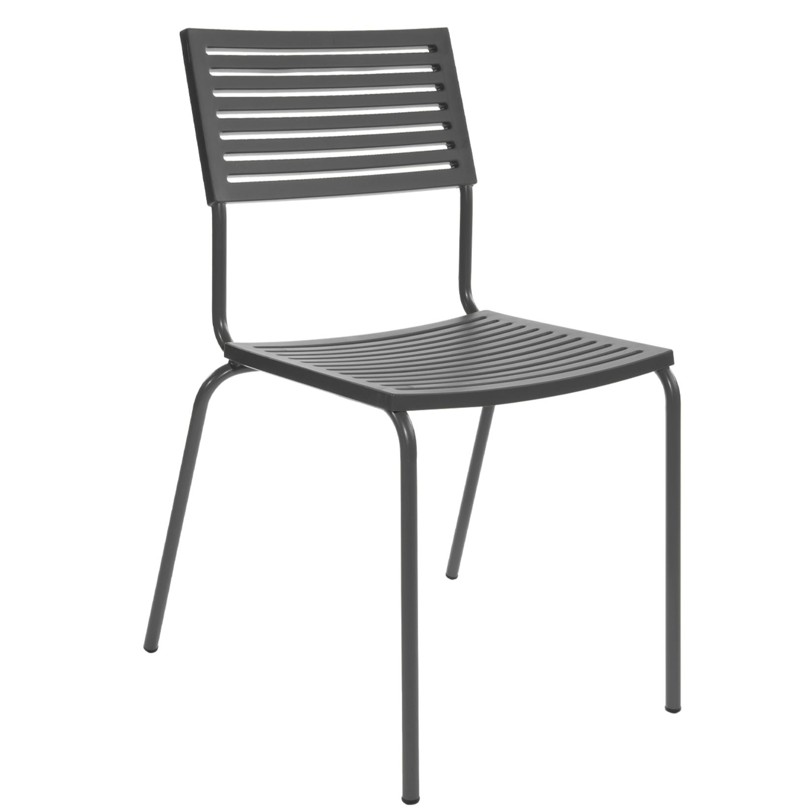 Gartenstuhl Lamello ohne Armlehne Schaffner / Farbe: Anthrazit