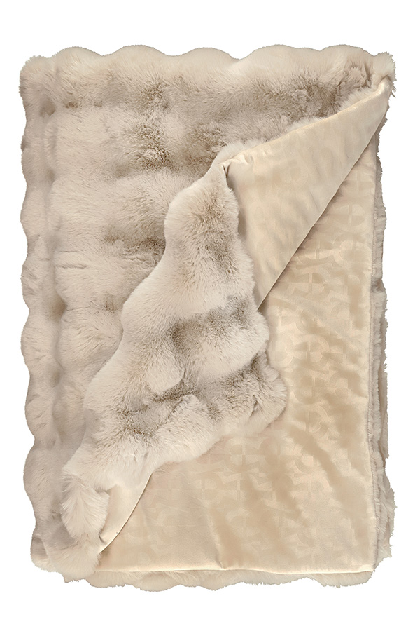 Plaid Aigner Orlania Beige 140x200 cm Stoeckel & Grimmler / Grösse: 140 x 200 cm