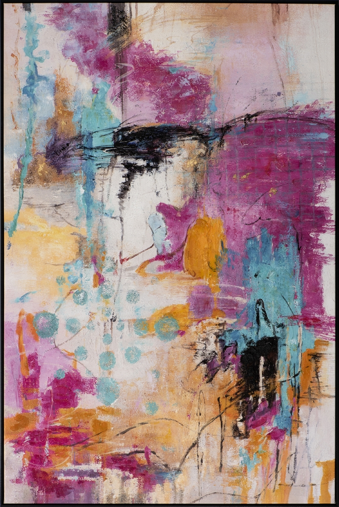 Peinture acrylique-Colorful Thoughts-